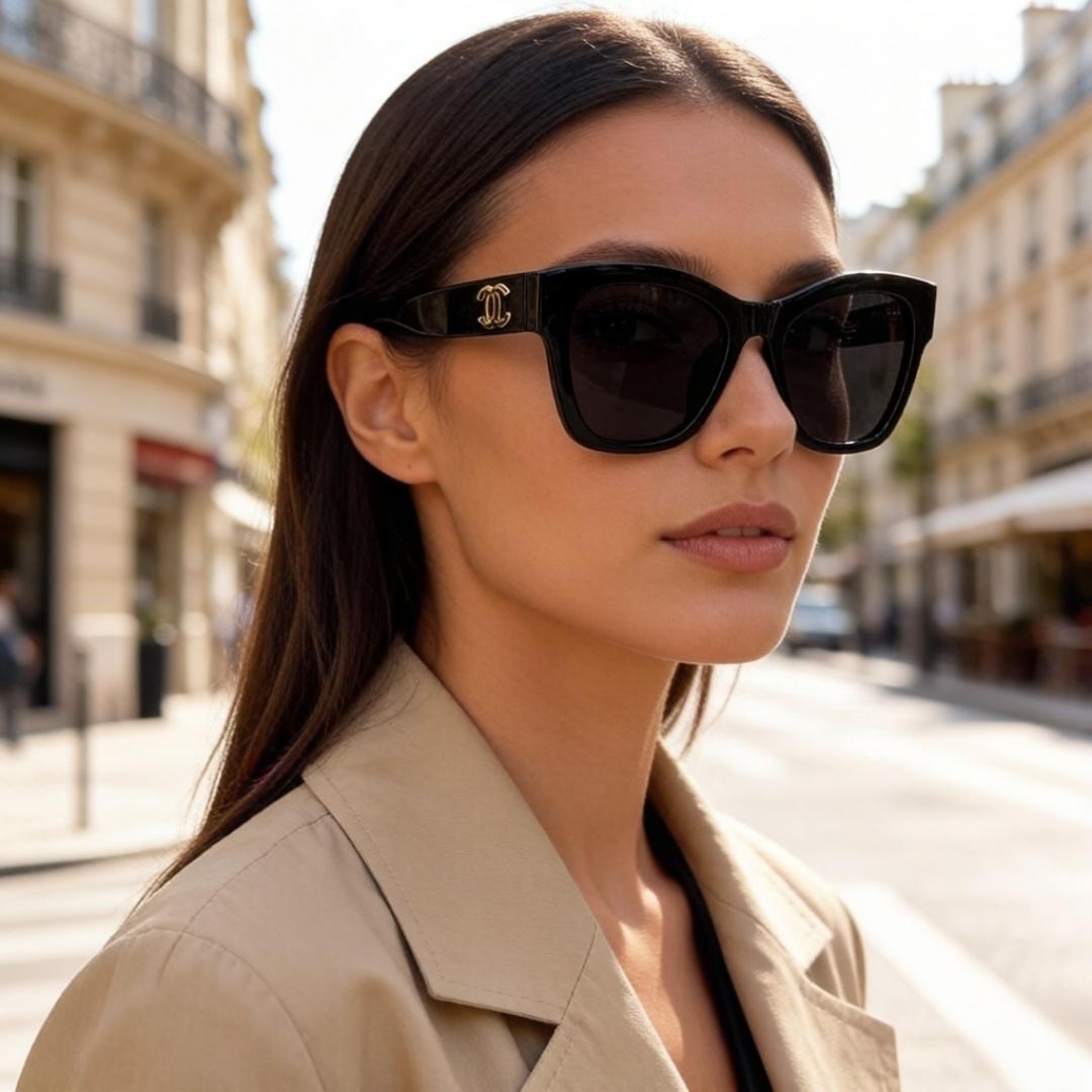 NO:862879,Chanel Chanel's new product, women's sunglasses, large frame, three-dimensional face, modified face, retro style glasses, sunglasses, sunglasses, glasses, chanel, chanel19860909Chanel香奈儿重磅新品 女款太阳镜 大框立体面 修饰脸型 复古有韵味眼镜墨镜太阳镜,眼镜,chanel,chanel,glasses