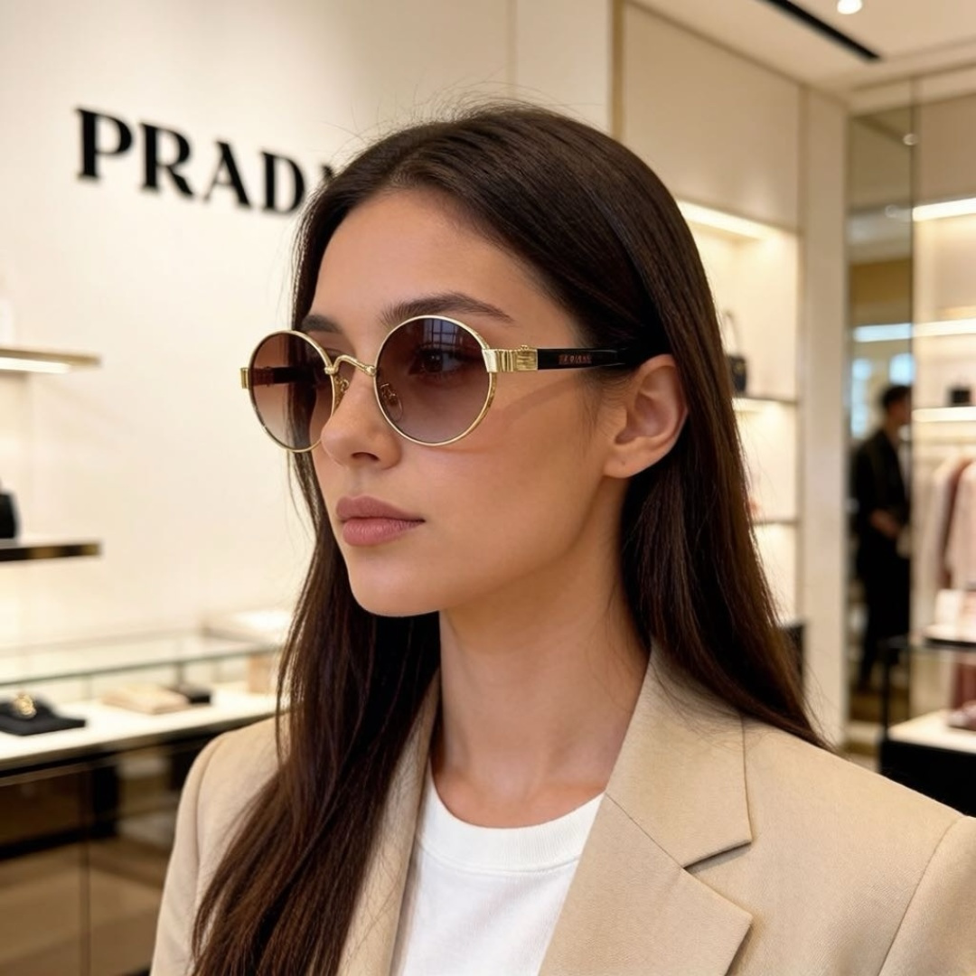 NO:927025,Prada's new first-release sunglasses are the same for men and women and are incomparably comfortable to wear. Fashionable and trendy glasses, sunglasses, sunglasses, glasses, prada, prada19860909普拉达Prada新款首发太阳镜 男女同款佩戴无敌舒适 时尚潮流款眼镜墨镜太阳镜,眼镜,prada,prada,glasses