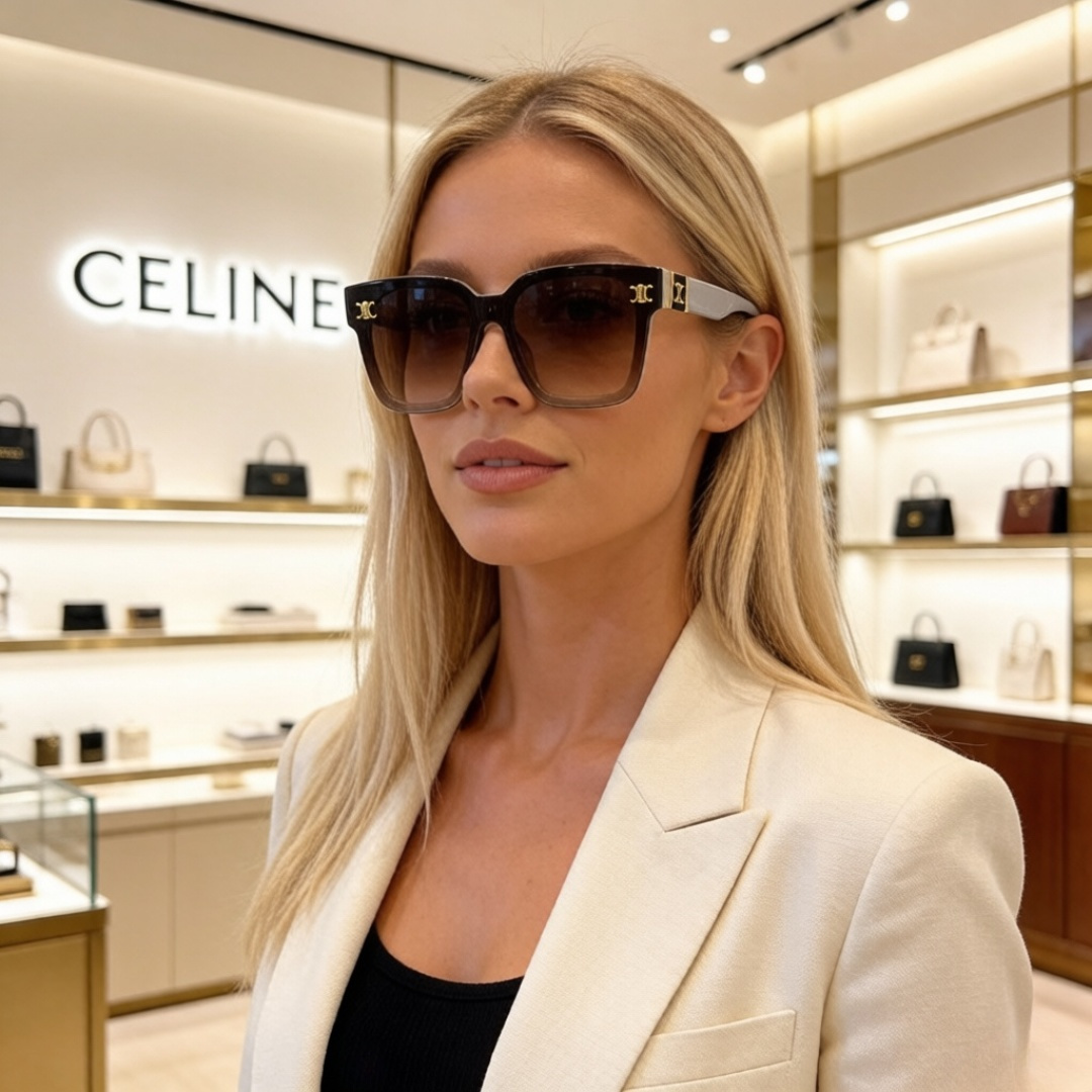 NO:925594,CELINE women's sunglasses, full of three-dimensional effect. High-definition lenses. Novel. Super good texture. Versatile. Simple. Glasses, sunglasses, sunglasses, glasses, celine19860909CELINE 女款太阳镜,立体感十足. 高清镜片.新颖.质感超好 百搭.简洁.眼镜墨镜太阳镜,眼镜,celine,glasses