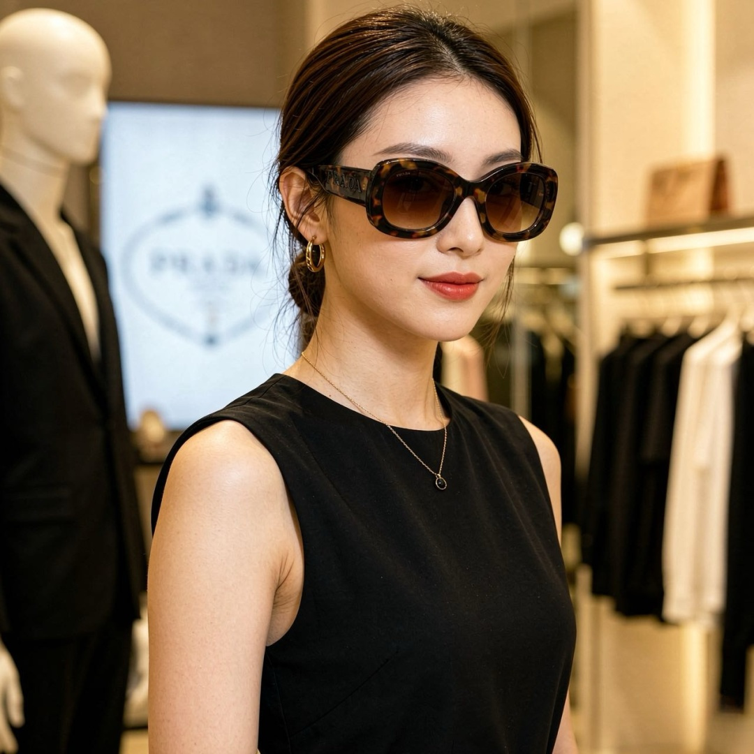 NO:951367,PRADA Prada high-end women's sunglasses, sunshade modified face glasses, sunglasses, sunglasses, glasses, prada, prada19860909PRADA普拉达高端女太阳镜,遮阳修饰脸型眼镜眼镜墨镜太阳镜,眼镜,prada,prada,glasses