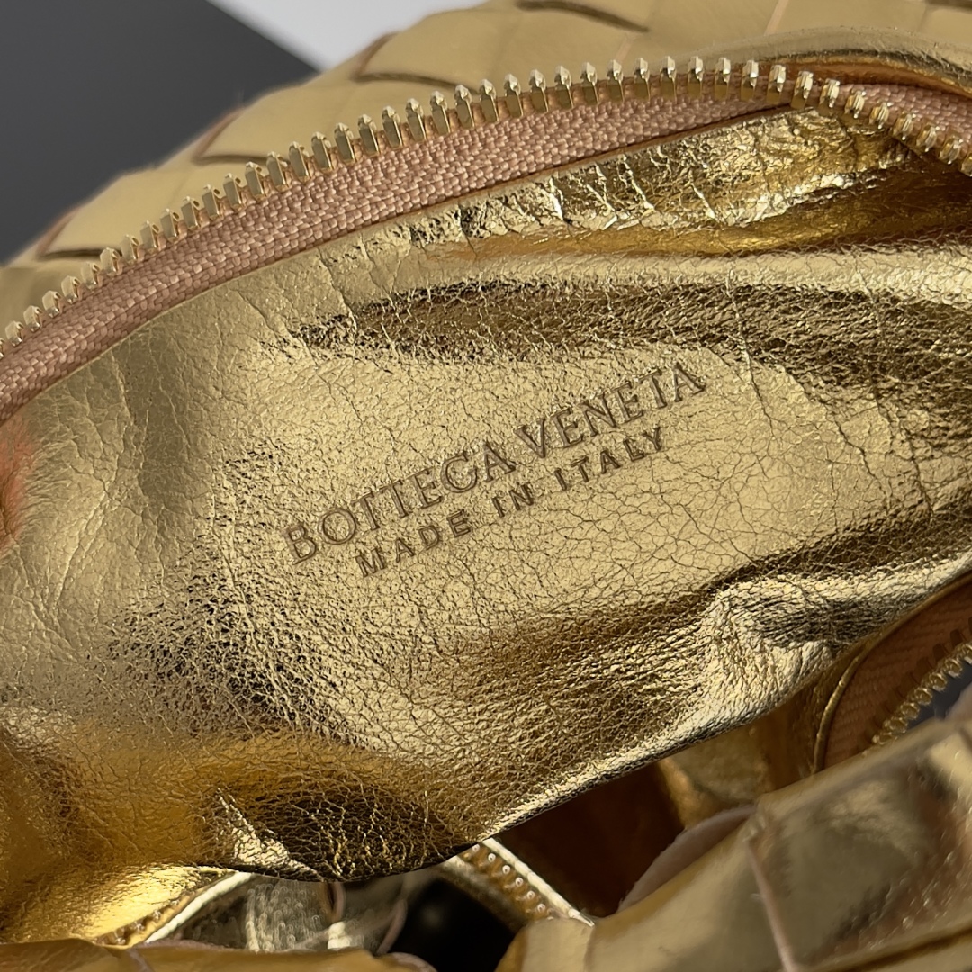 Bottega Veneta Jodie Bag, Gold Nappa Leather Mini Top Handle Handbag 8 cmp i1737120842237 5049 0 6