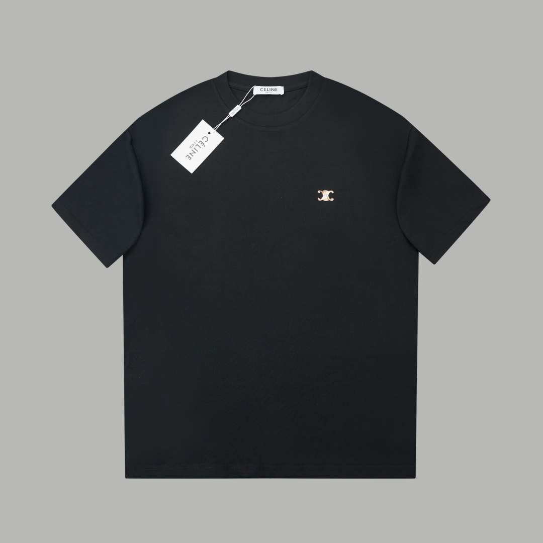 ✨CEL✨🆕25SS nueva camiseta de manga corta de primavera/verano, lujo ligero, prenda esencial para el uso diario de hombr…