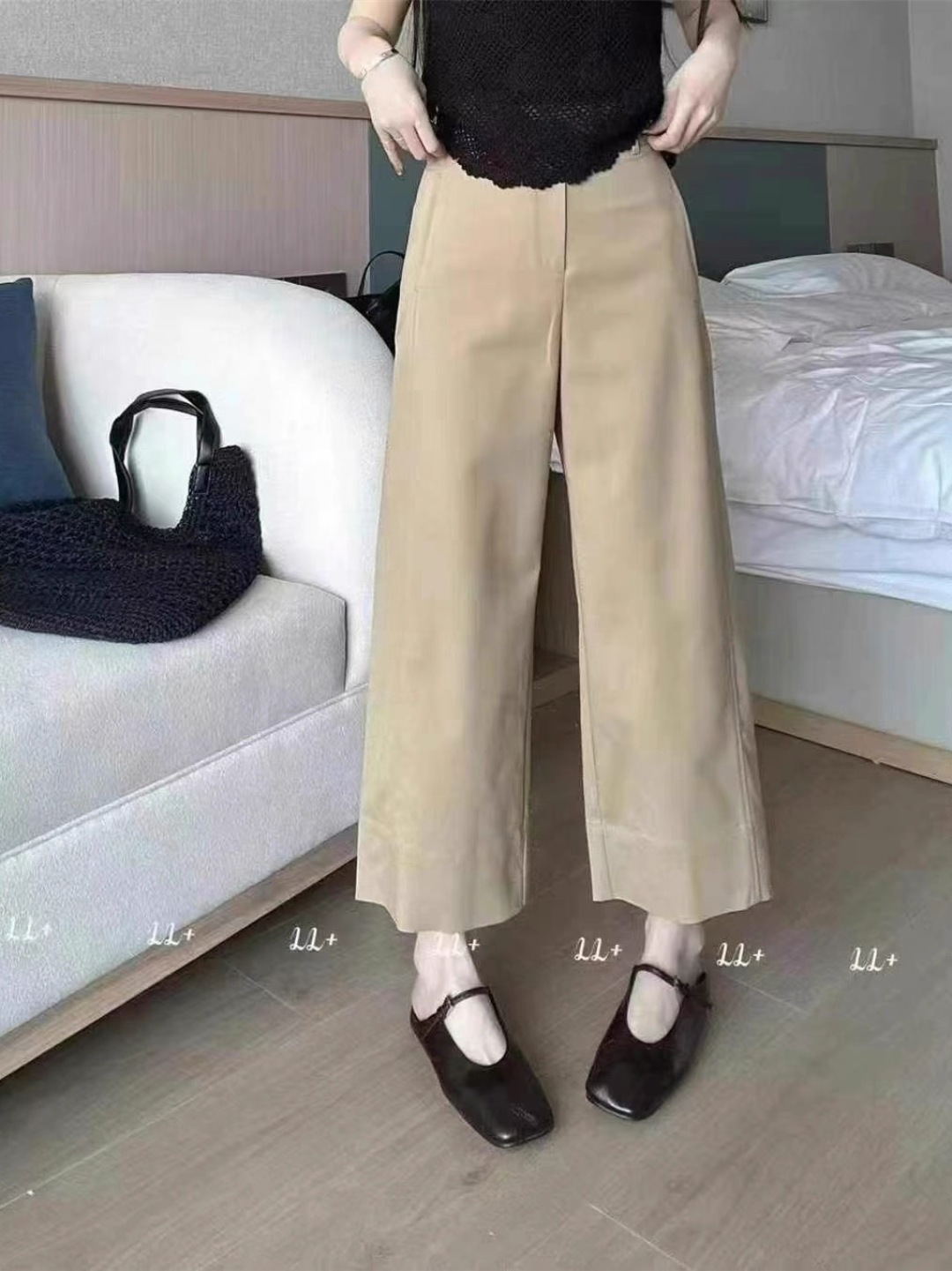 “High-End Women’s Clothing: Stylish Large-Legged Pants and Cotton Skins for Comfort and Elegance” - 图片 5