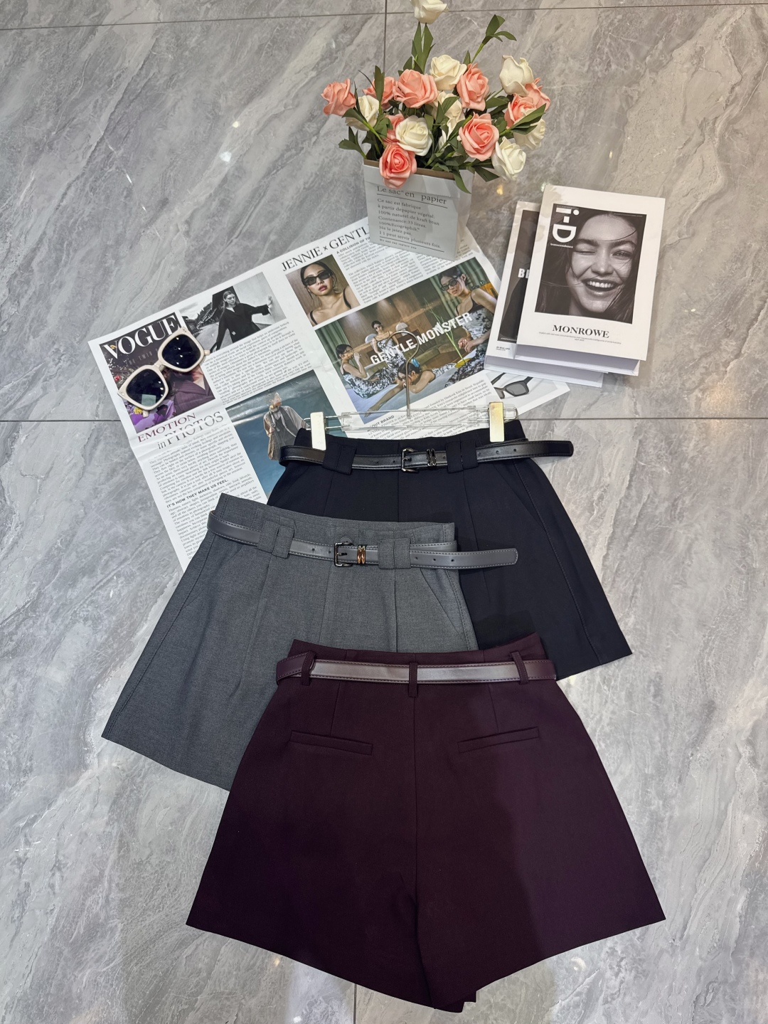 YSL High-Quality Wool Shorts: Soft, Warm, Comfortable for Autumn and Winter - 图片 9