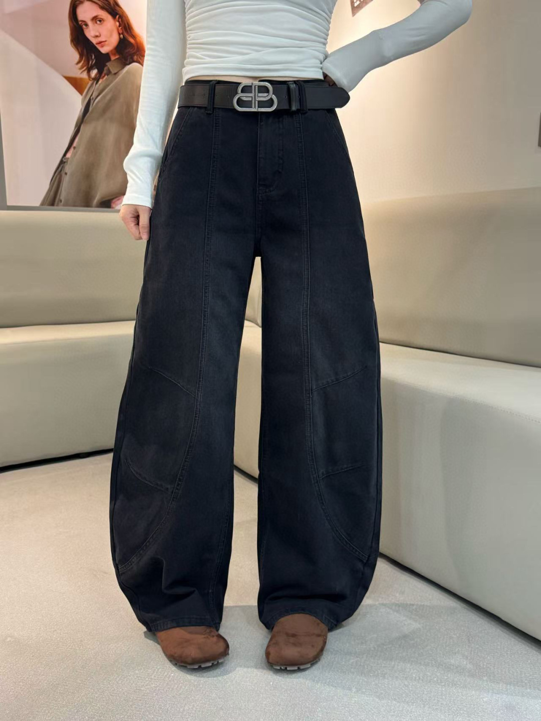 High-Quality Women’s Suit with Heavy-Pound Cowboy Machete Pants: Classic, Sturdy, and Comfortable - 图片 4
