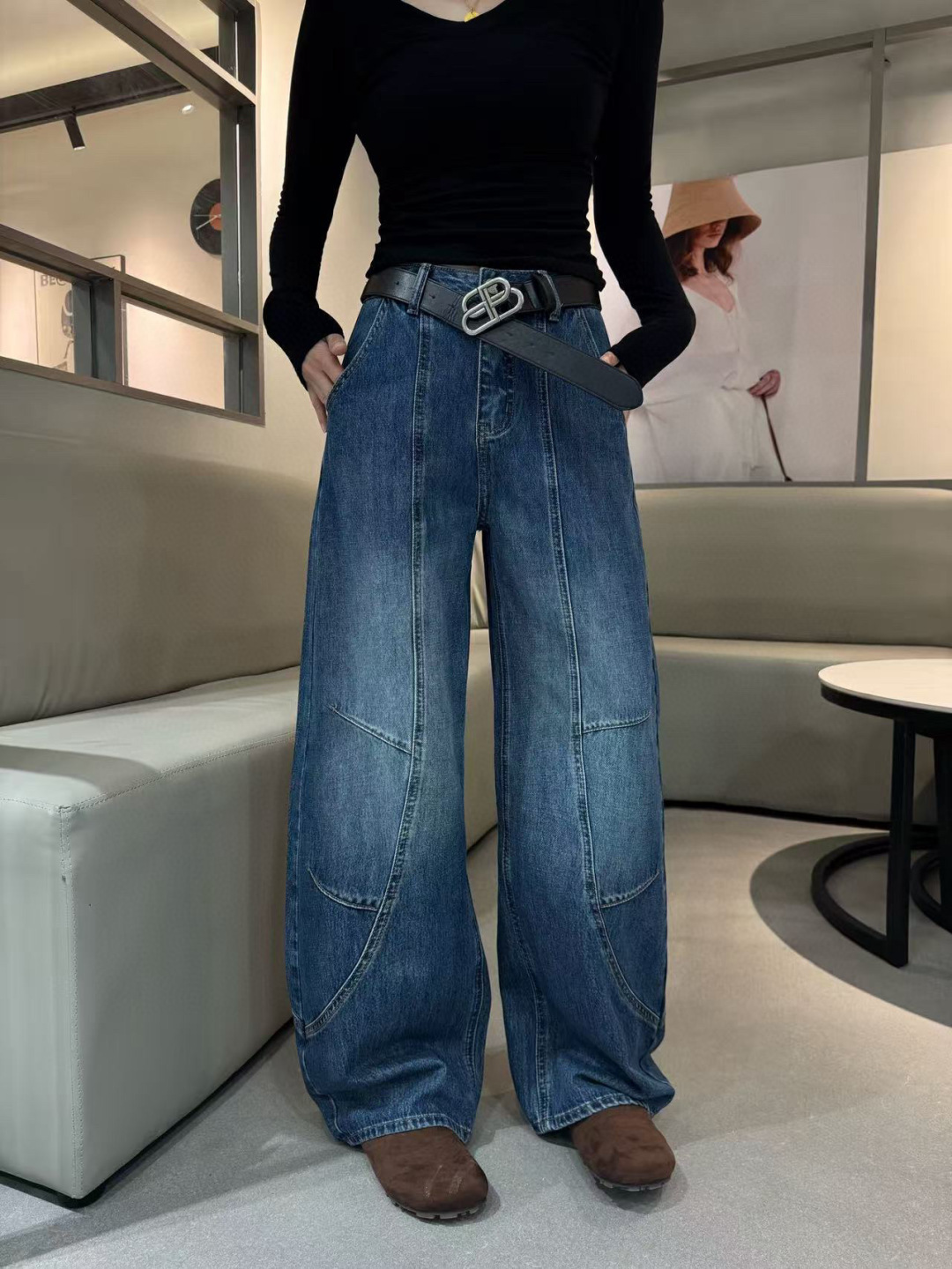 High-Quality Women’s Suit with Heavy-Pound Cowboy Machete Pants: Classic, Sturdy, and Comfortable - 图片 2