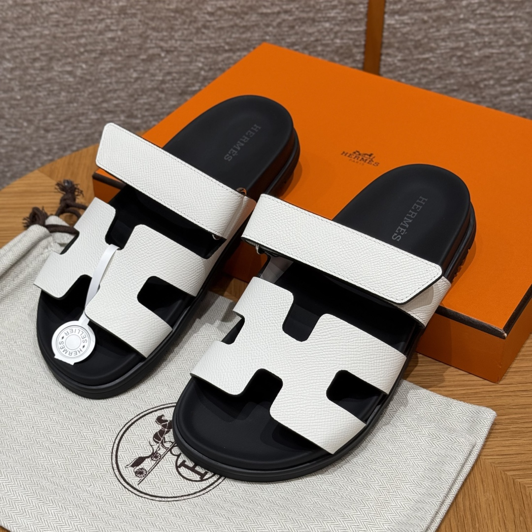 HERMES Chyper Slippers, teenslippers, dames, lente/herfst, trendy klassiek