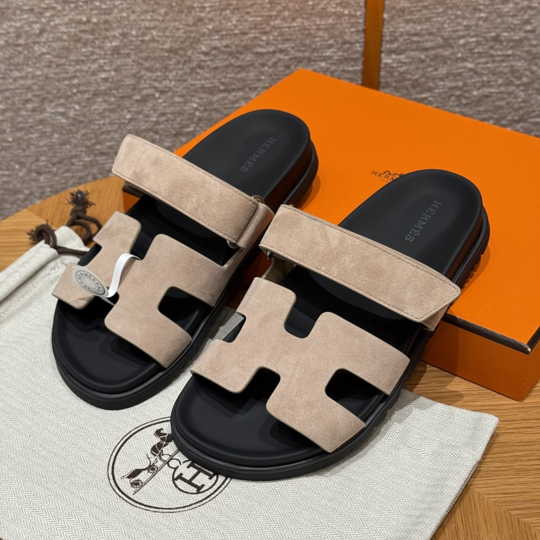 HERMES Chyper サンダル ビーチサンダル レディース 春秋用 ファッション クラシック
