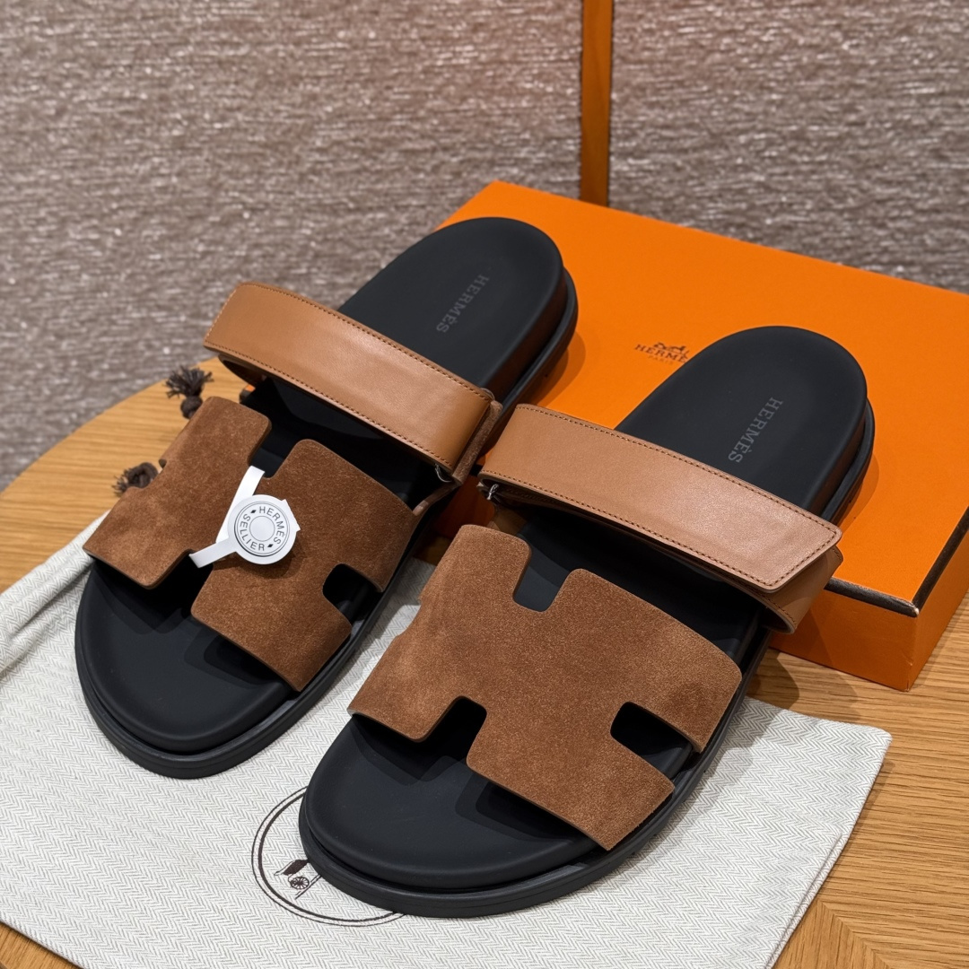에르메스 시프레 브라운 샌들 레플리카 8399