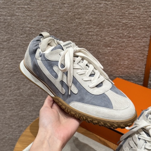 Hermès Men's Jet Sneaker in Cloud Gray Suede with Rubber Outsole 1 Hermès Men's Jet Sneaker in Cloud Gray Suede with Rubber Outsole