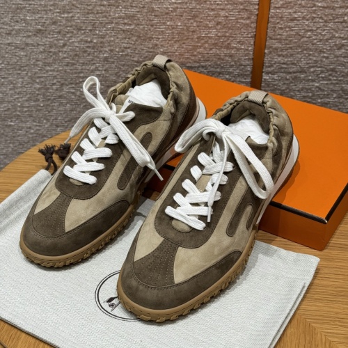 Men's 617-Jet Suede Leather Sneakers in Brown-Green with White Laces 1 Men's 617-Jet Suede Leather Sneakers in Brown-Green with White Laces