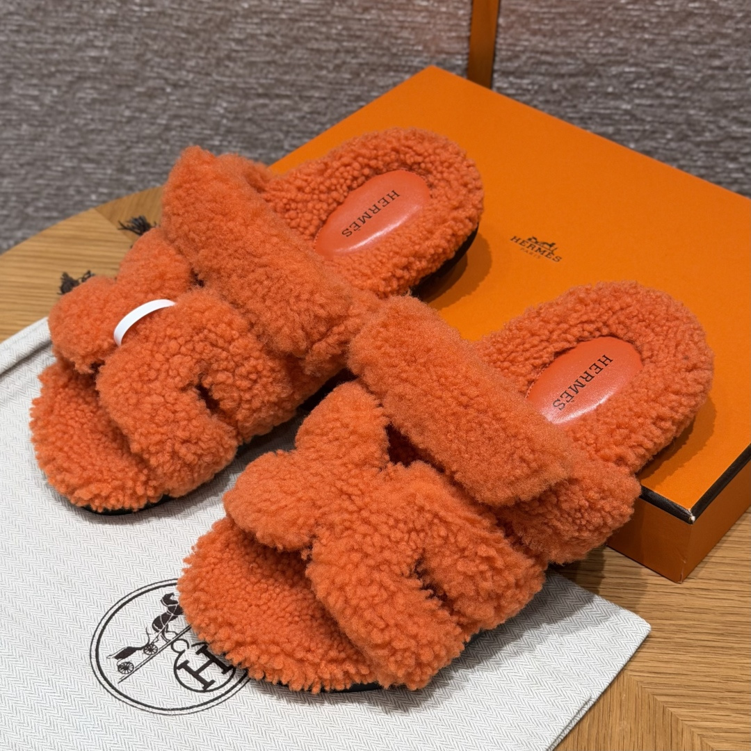 HERMES Chyper サンダル ビーチサンダル レディース 春秋用 ファッション クラシック