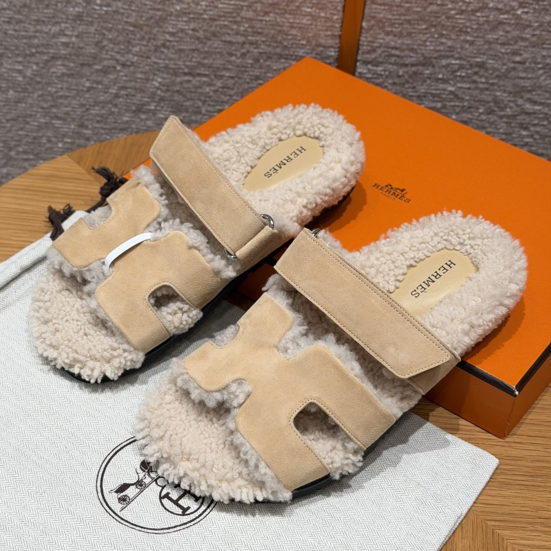 HERMES Chyper サンダル レディース ビーチサンダル 春秋用 ファッション 定番
