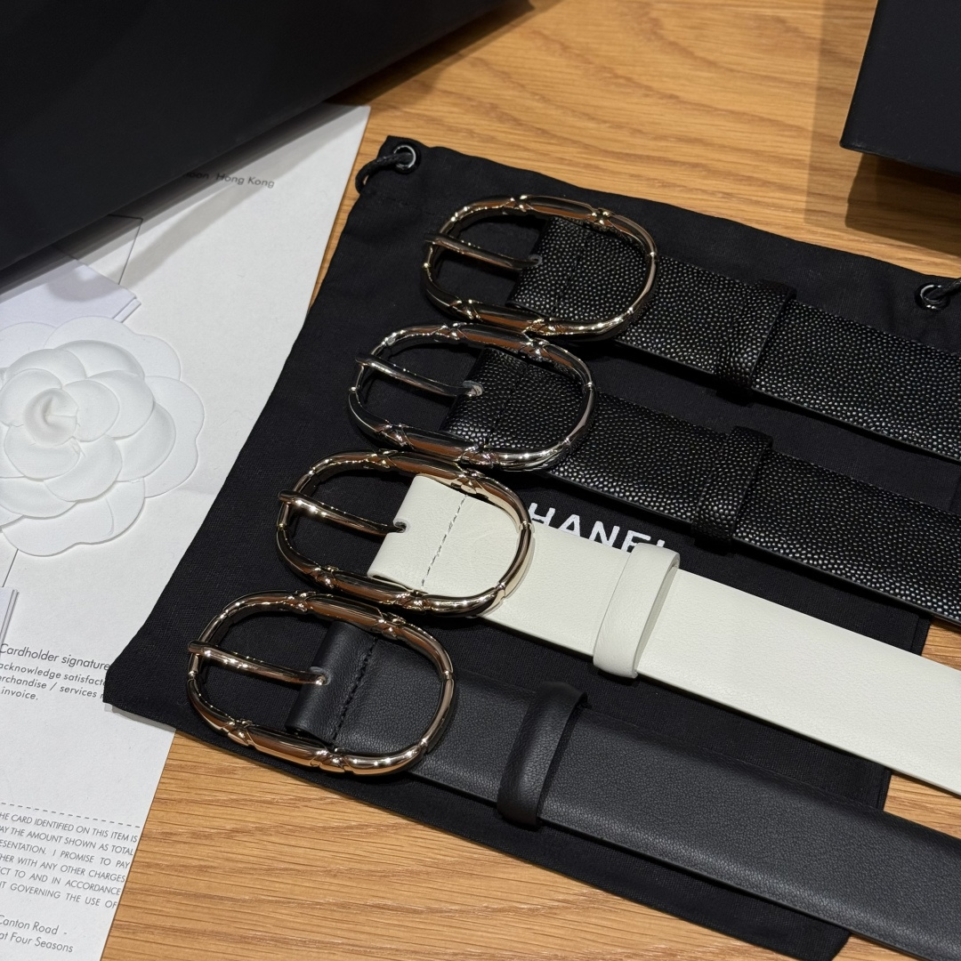Chanel Women Leather Belt