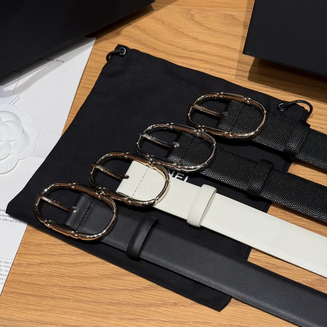 Chanel Women Leather Belt
