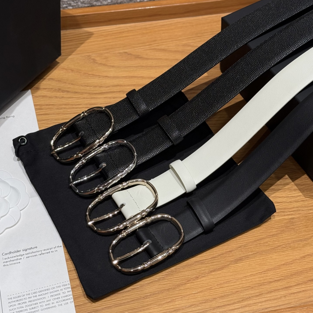 Chanel Women Leather Belt