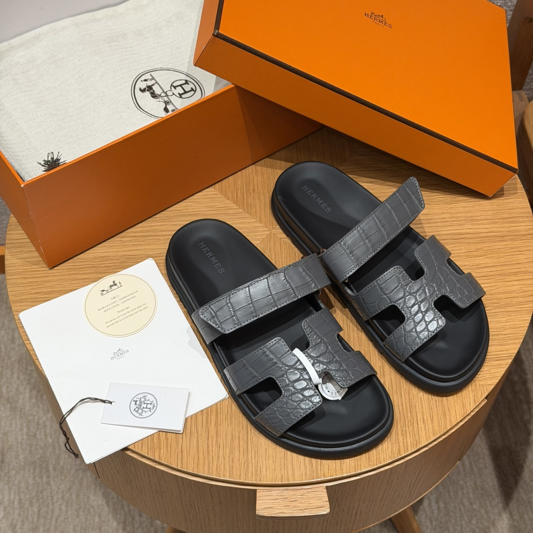 에르메스 시프레 그레이 샌들 레플리카 8241