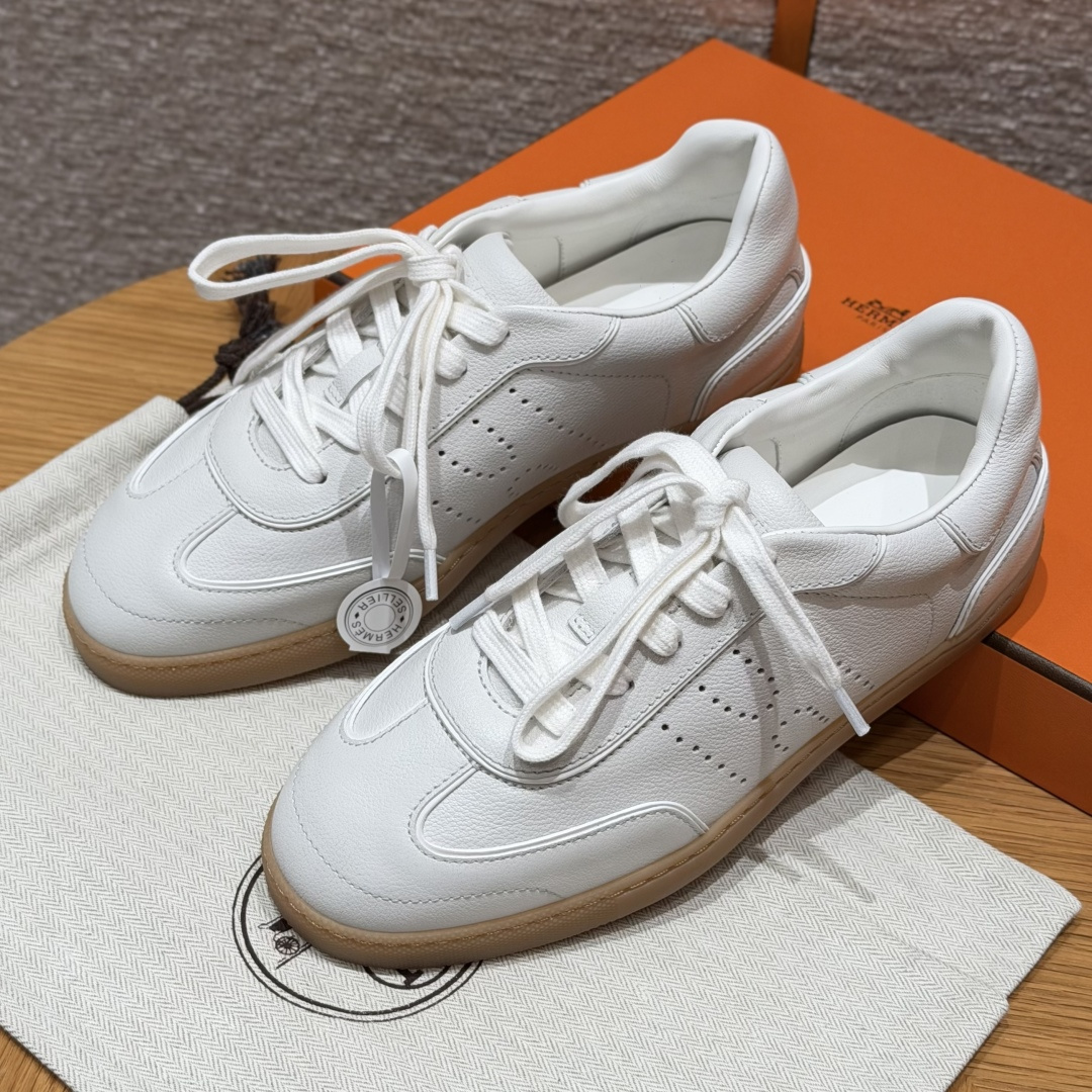 HERMES March 스니커즈 여성용 봄가을용 패션 클래식