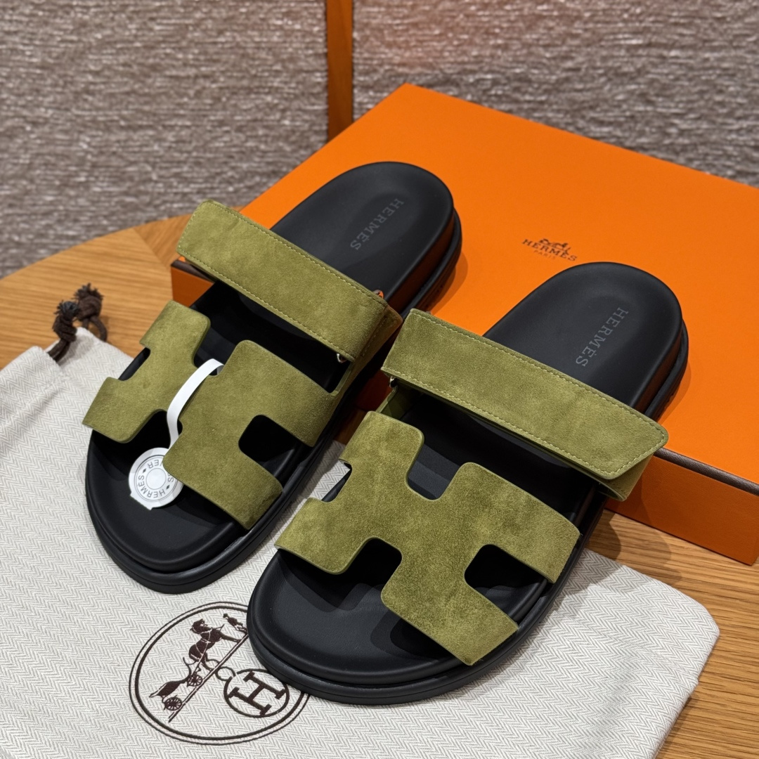 HERMES Chyper サンダル ビーチサンダル レディース 春秋用 ファッション クラシック