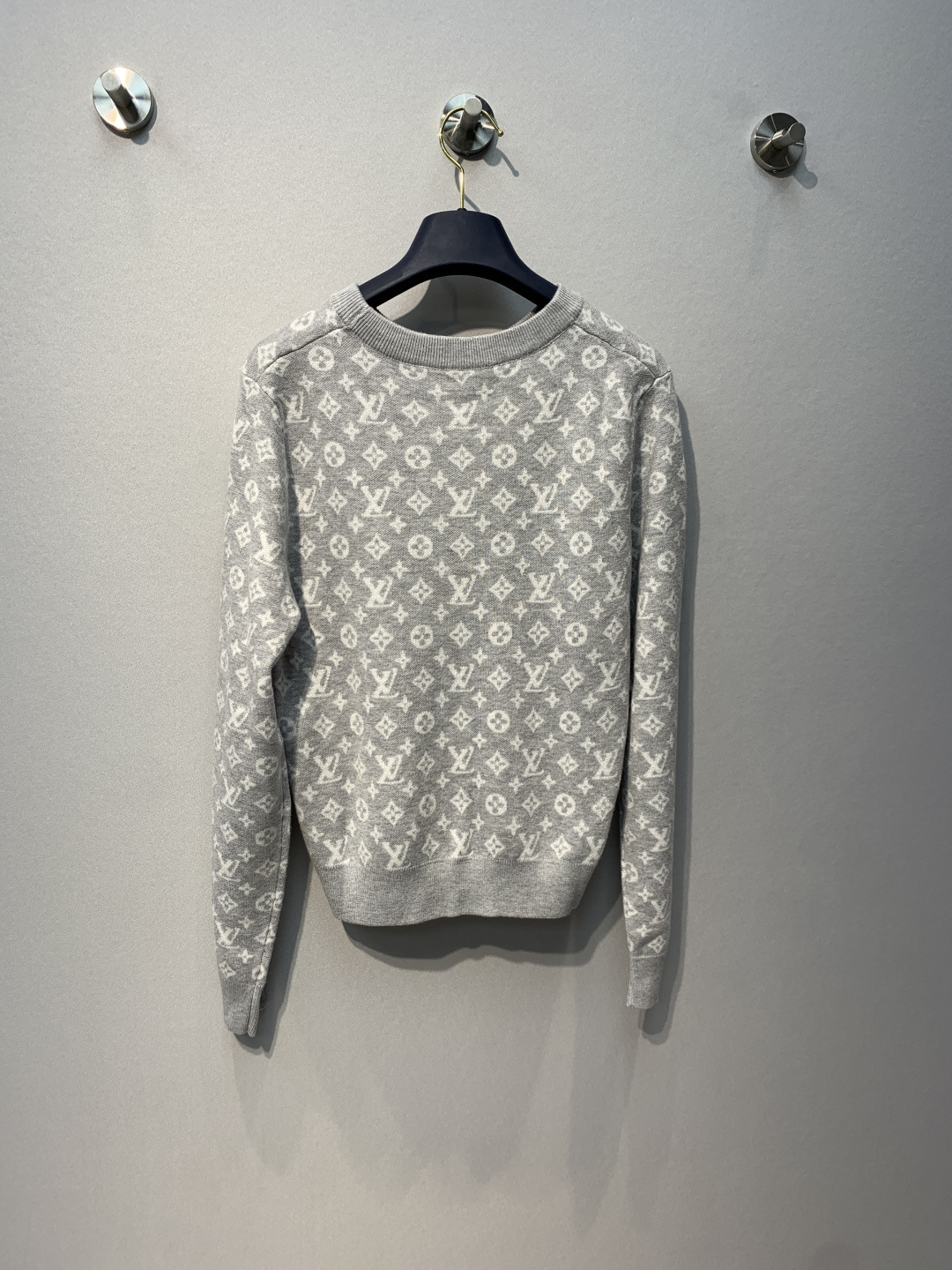 louis vuitton monogram brushed knit cardigan