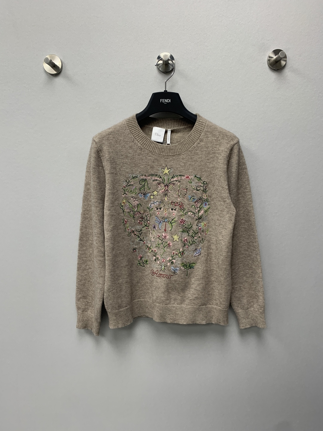 Brown Graphic Sweater