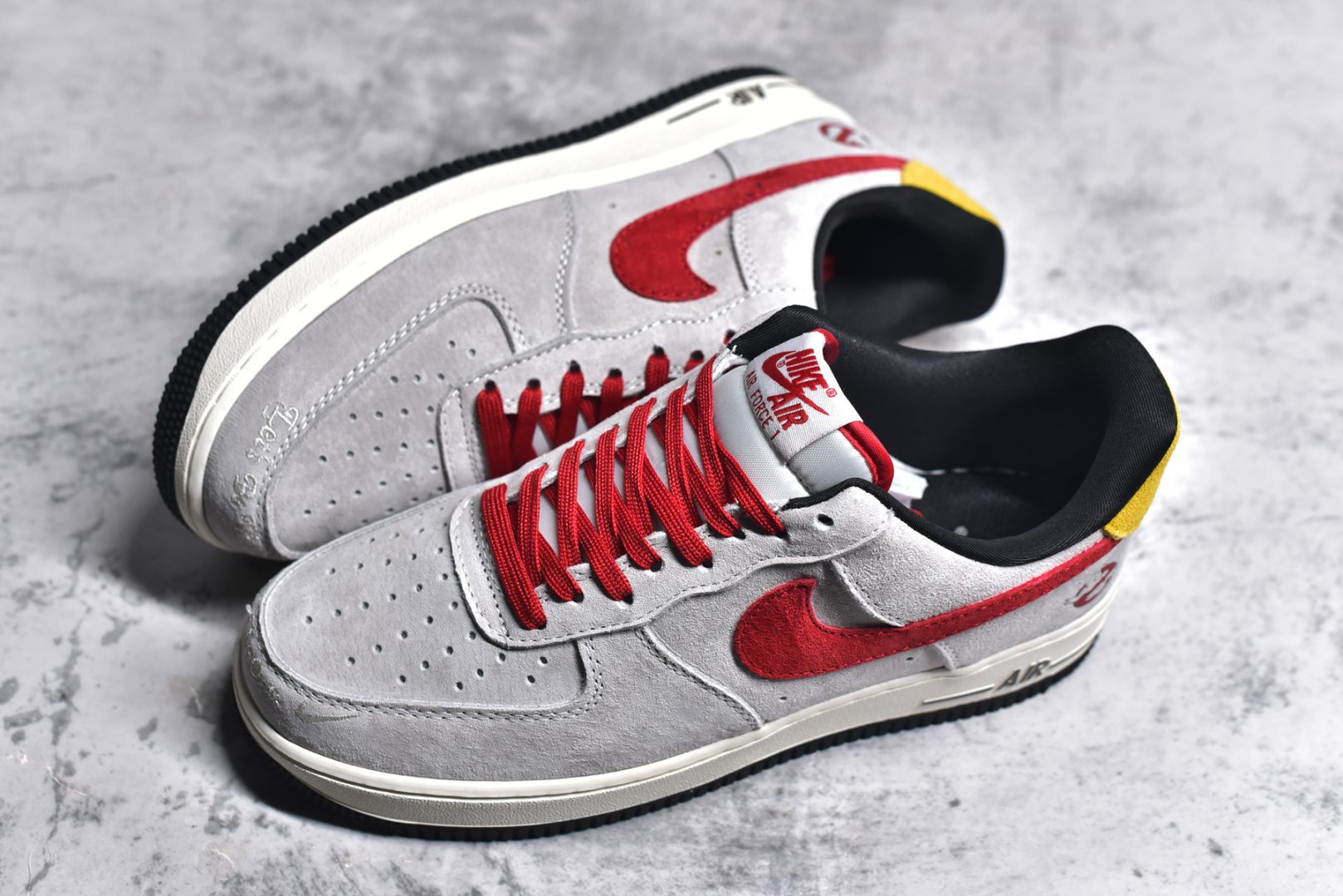 图片[7]-#NK Air Force 1\’07 Low 万圣节联名-红灰猪八 空军一号低帮休闲板鞋 KK1988-020 #原楦头原纸板 原装鞋盒 定制五金配件 内置全掌气垫 原厂鞋底 尺码：36 36.5 37.5 38 38.5 39 40 40.5 41 42 42.5 43 44 44.5 45-选品中心