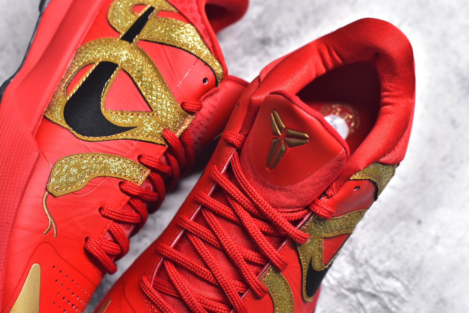 图片[9]-#NK Kobe 5 Protro\”Year of the Mamba\” 科比五代 蛇年 大红 HF5182-600 Zoom Turbo气垫➕后掌EVA缓震 实战配置直接拉满 原楦纸板开发 鞋身流线型、后跟塑形 区分土肥圆 原档数据3D打印 鞋面细节匹配原版 全身鞋材卡料色独家定制 唯一正确喷漆SWOOSH NK专利Flyknit飞线科技，给予鞋身足够抗扭矩力 真实底模最大48.5 实战利器 专供海外市场 尺码：40 40.5 41 42 42.5 43 44 44.5 45 46 47.5 48.5 （脚宽、脚胖 建议买大半码）-选品中心