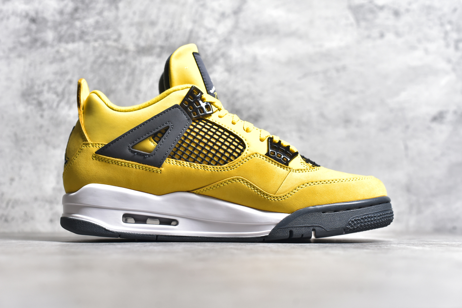 图片[3]-#NK Air Jordan 4 Retro代中帮复古休闲运动文化篮球鞋 采用原厂纳帕头层皮组合固色翻毛皮鞋面材质#TPU超Q弹网格材质#还原ZP细节#原厂流水成型工艺及拉帮注胶效果#全新底模,完美品相清洁度及喷漆效果❗货号：CT8527 700 尺码：40.5 41 42 42.5 43 44 44.5 45 46-选品中心