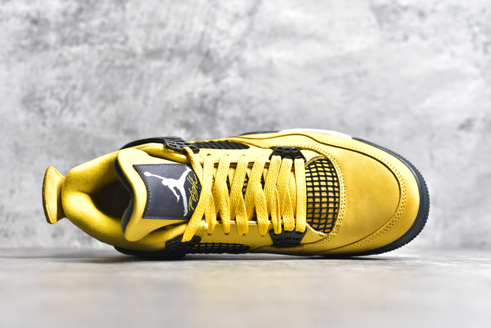 图片[4]-#NK Air Jordan 4 Retro代中帮复古休闲运动文化篮球鞋 采用原厂纳帕头层皮组合固色翻毛皮鞋面材质#TPU超Q弹网格材质#还原ZP细节#原厂流水成型工艺及拉帮注胶效果#全新底模,完美品相清洁度及喷漆效果❗货号：CT8527 700 尺码：40.5 41 42 42.5 43 44 44.5 45 46-选品中心
