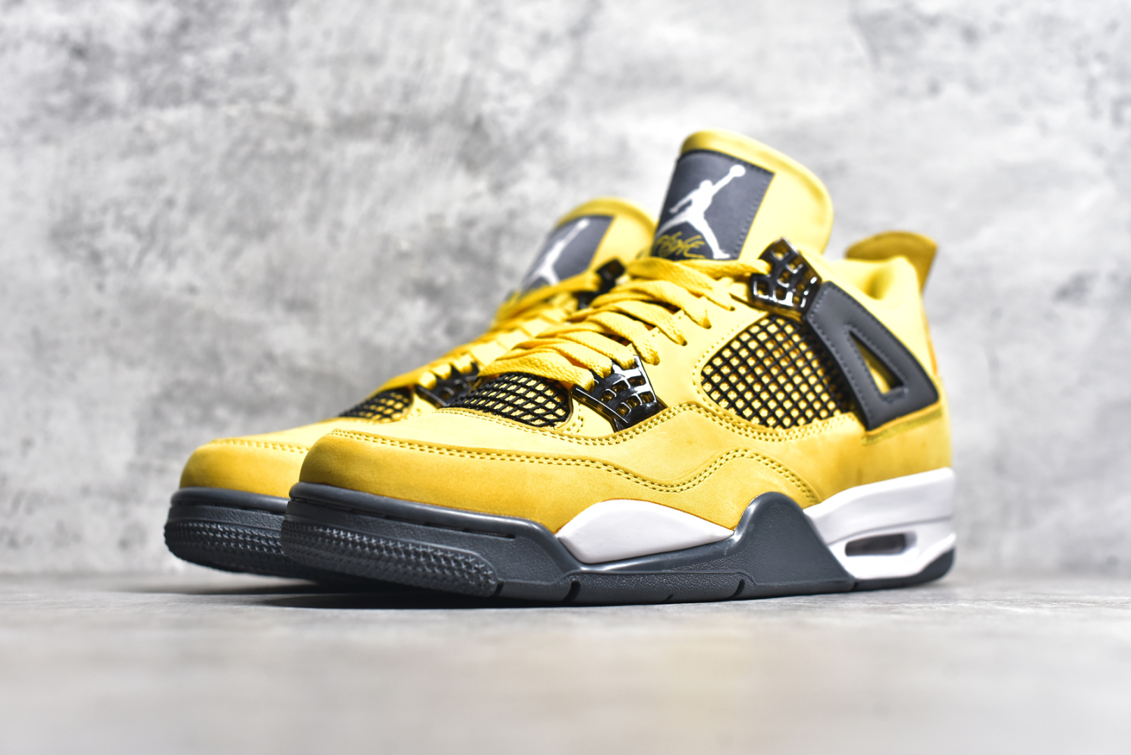 图片[2]-#NK Air Jordan 4 Retro代中帮复古休闲运动文化篮球鞋 采用原厂纳帕头层皮组合固色翻毛皮鞋面材质#TPU超Q弹网格材质#还原ZP细节#原厂流水成型工艺及拉帮注胶效果#全新底模,完美品相清洁度及喷漆效果❗货号：CT8527 700 尺码：40.5 41 42 42.5 43 44 44.5 45 46-选品中心
