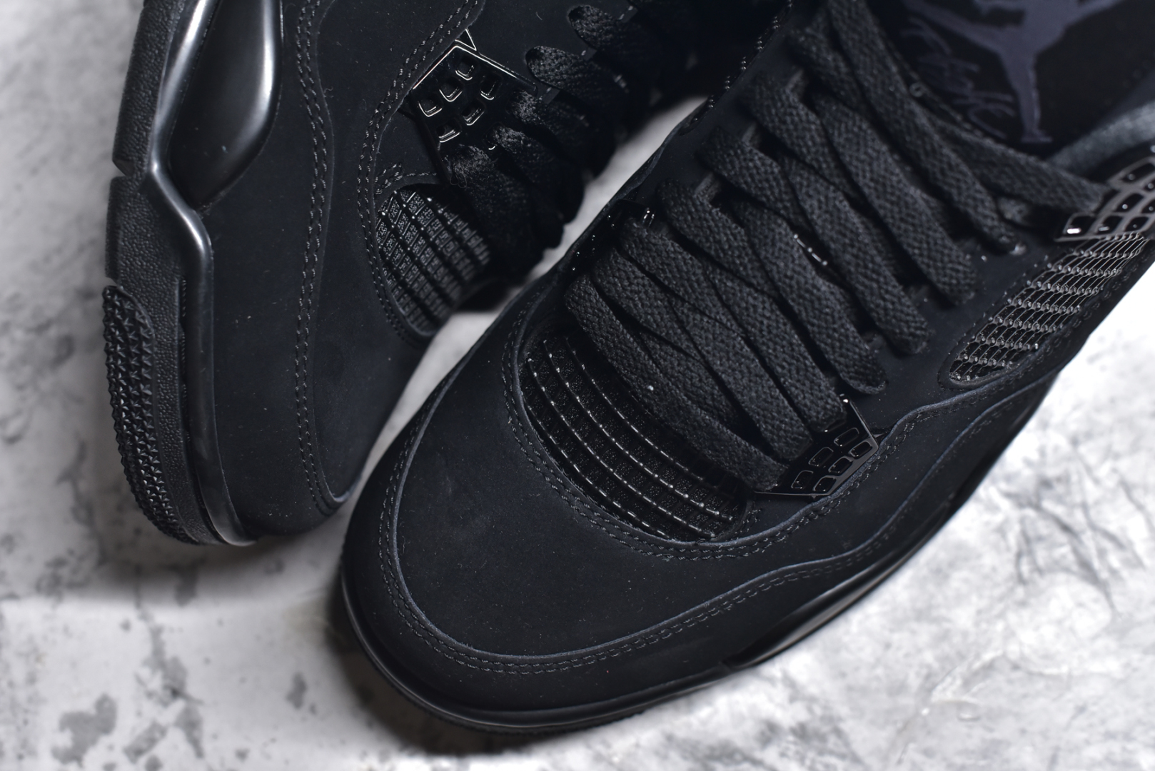 图片[8]-#NK Air Jordan 4 Retro代中帮复古休闲运动文化篮球鞋 采用原厂纳帕头层皮组合固色翻毛皮鞋面材质#TPU超Q弹网格材质#还原ZP细节#原厂流水成型工艺及拉帮注胶效果#全新底模,完美品相清洁度及喷漆效果❗货号：CU1110 010 尺码：40.5 41 42 42.5 43 44 44.5 45 46-选品中心
