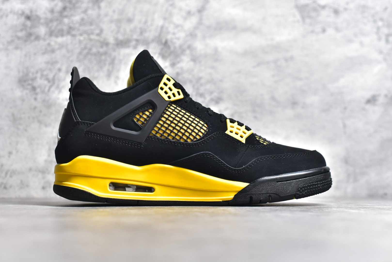 图片[3]-#NK Air Jordan 4 Retro代中帮复古休闲运动文化篮球鞋 采用原厂纳帕头层皮组合固色翻毛皮鞋面材质#TPU超Q弹网格材质#还原ZP细节#原厂流水成型工艺及拉帮注胶效果#全新底模,完美品相清洁度及喷漆效果❗货号：DH6927 017 尺码：40.5 41 42 42.5 43 44 44.5 45 46-选品中心