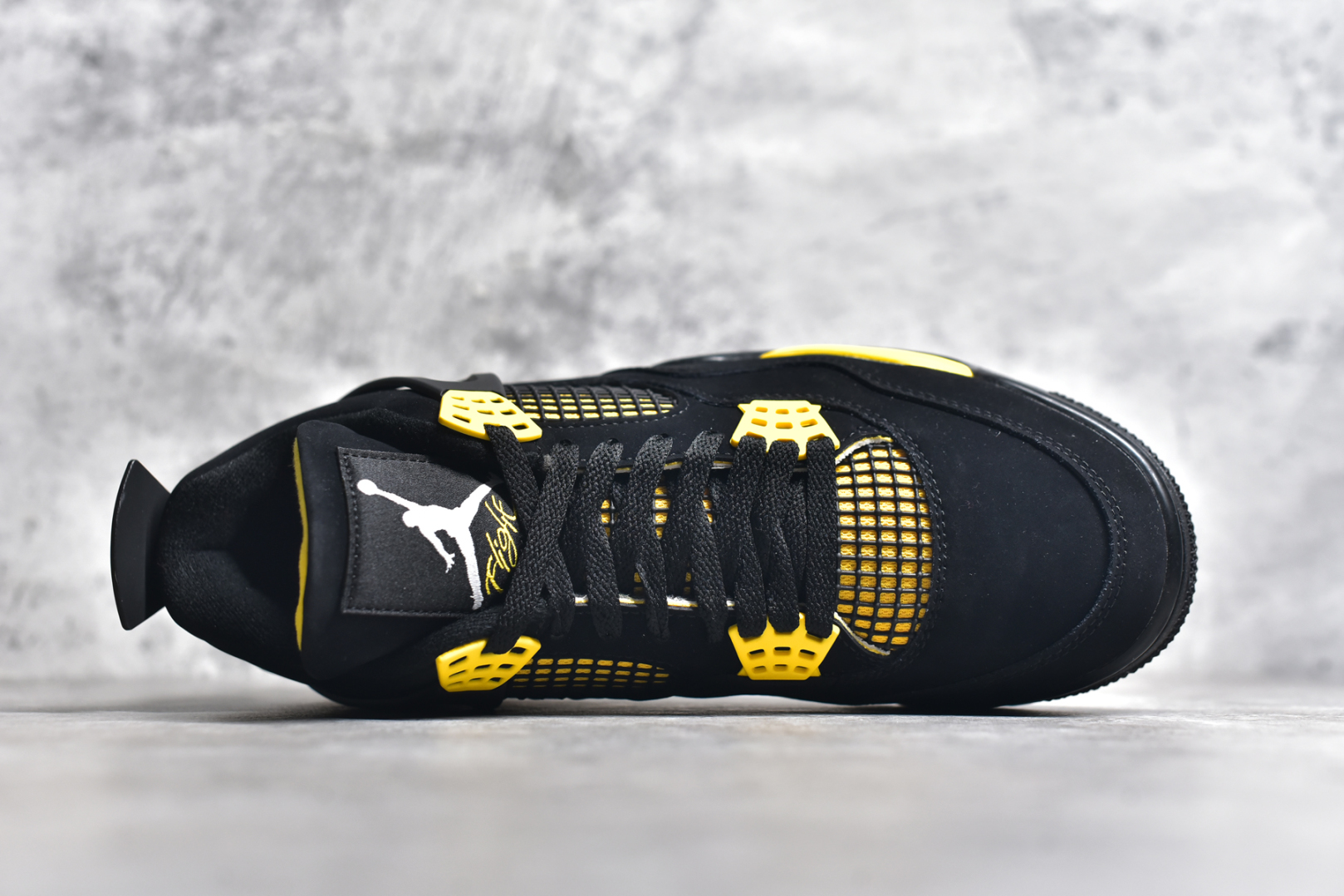 图片[4]-#NK Air Jordan 4 Retro代中帮复古休闲运动文化篮球鞋 采用原厂纳帕头层皮组合固色翻毛皮鞋面材质#TPU超Q弹网格材质#还原ZP细节#原厂流水成型工艺及拉帮注胶效果#全新底模,完美品相清洁度及喷漆效果❗货号：DH6927 017 尺码：40.5 41 42 42.5 43 44 44.5 45 46-选品中心