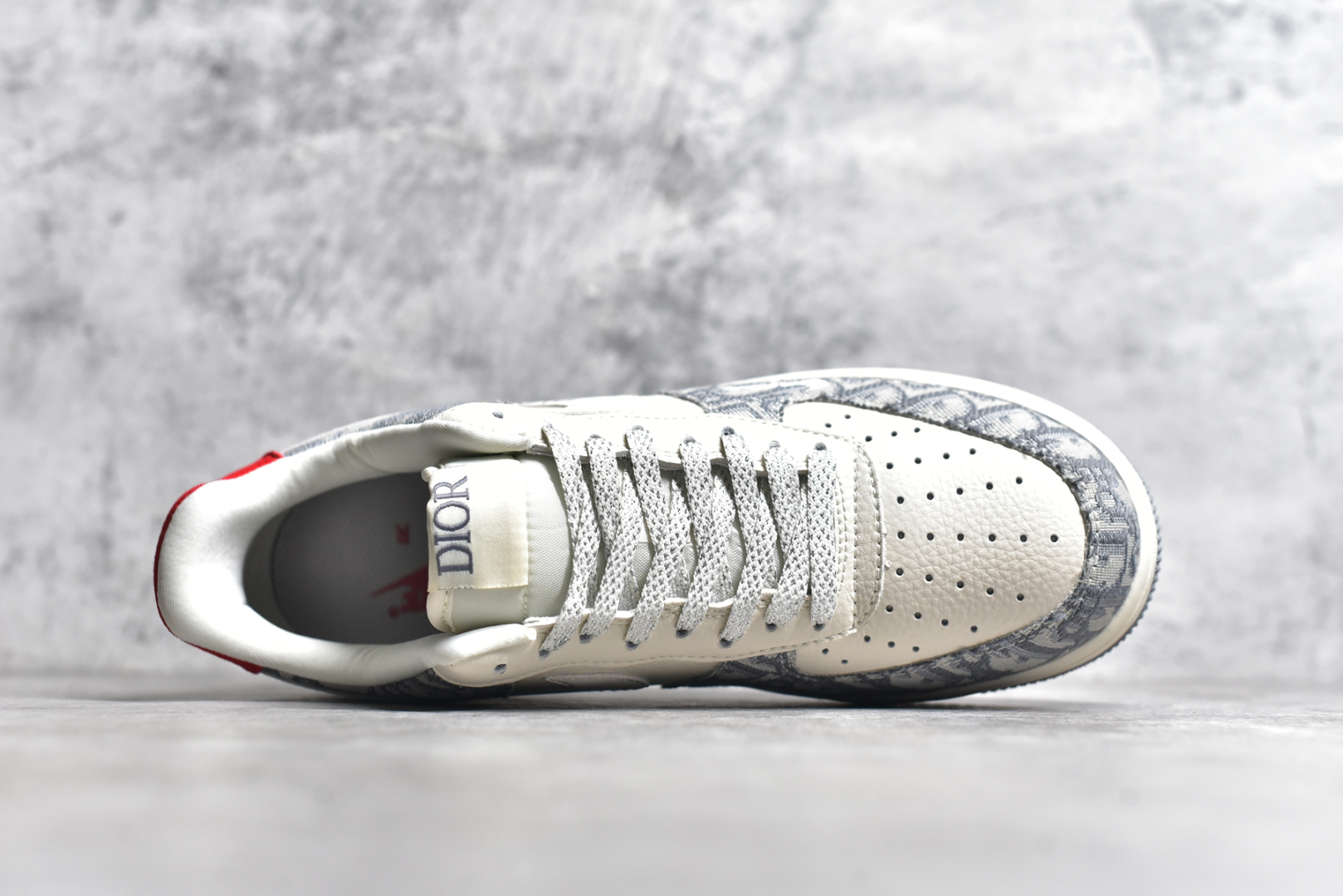 图片[4]-#NK Air Force 1\’07 Low 迪奥联名-灰花纹 空军一号 低帮休闲板鞋 DF0188-021 #原楦头原纸板 原装鞋盒 定制五金配件 内置全掌气垫 原厂鞋底 尺码：36 36.5 37.5 38 38.5 39 40 40.5 41 42 42.5 43 44 44.5 45-选品中心