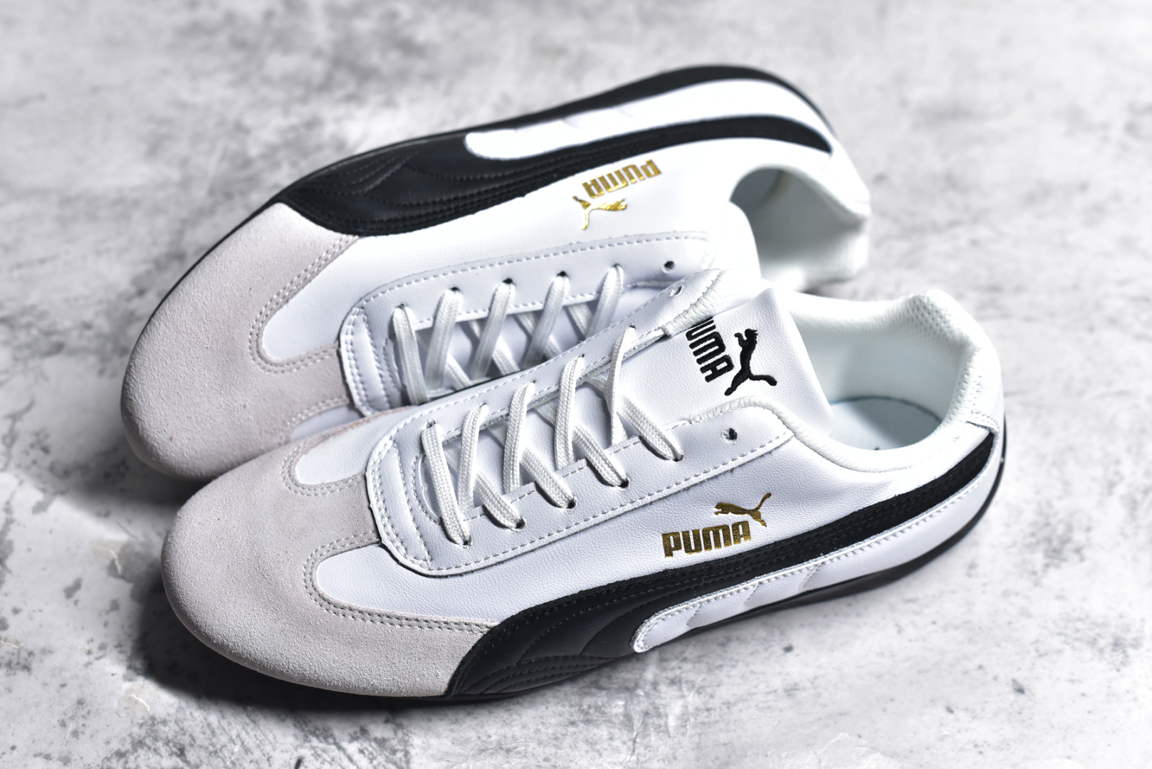 图片[7]-#彪马二代 Puma Palermo OG 复古单品 彪马 防滑耐磨低帮德训板鞋 孔眼底座和脚趾凸起由绒面革材料制成 支持侧踏时的踏步工作 脚背和侧板采用尼龙网布 即使在健身房等使用环境中也能确保透气性 像吸盘一样的设计是为了提高体育馆表面的抓地力性能 尺码： 36 36.5 37.5 38 38.5 39 40 40.5 41 42 42.5 43 44 45-选品中心
