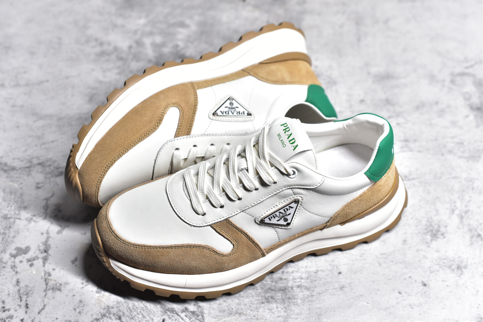 新货#意大利高奢品牌·普拉达Prada Cloudbust Thunder Low Sneakers 老爹百搭休闲运动男鞋系列