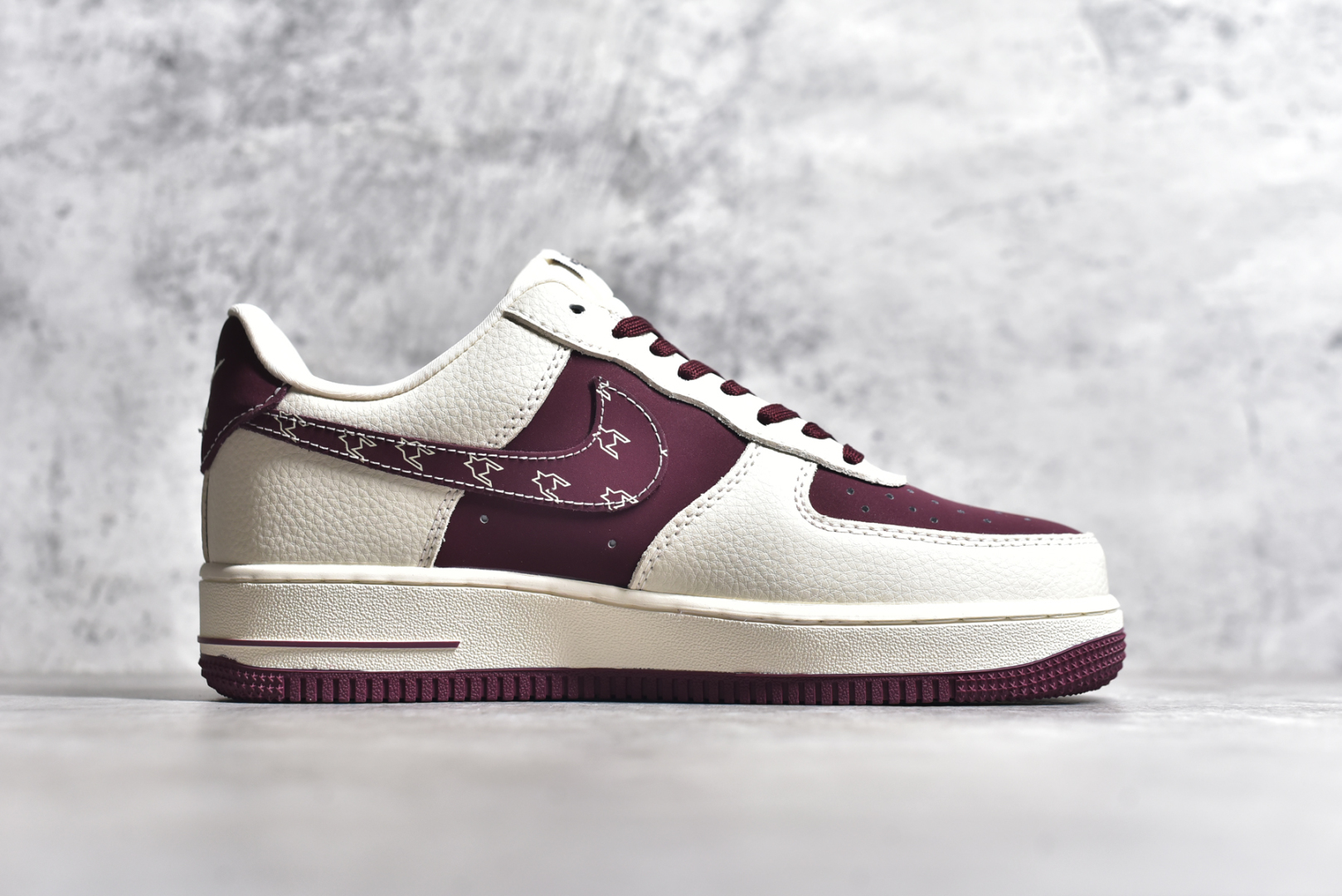 图片[3]-#NK Air Force 1\’07 Low 北面联名 酒红三勾 空军一号低帮休闲板鞋 KK1988-042 #原楦头原纸板 原装鞋盒 定制五金配件 内置全掌气垫 原厂鞋底 尺码：36 36.5 37.5 38 38.5 39 40 40.5 41 42 42.5 43 44 44.5 45-选品中心