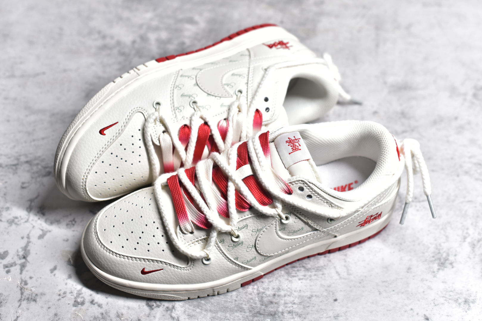 图片[7]-#NK Dunk Low 定制配色 SJ2068-259 大厂出品 极力推荐 原装头层材料 独家版型蒸餾加工帶來的是更好的视觉和脚感体验大厂纯原品质出货 清洁度 电绣工艺 皮料切割干净无任何毛边 细节完美 尺码：36 36.5 37.5 38 38.5 39 40 40.5 41 42 42.5 43 44 44.5 45-选品中心