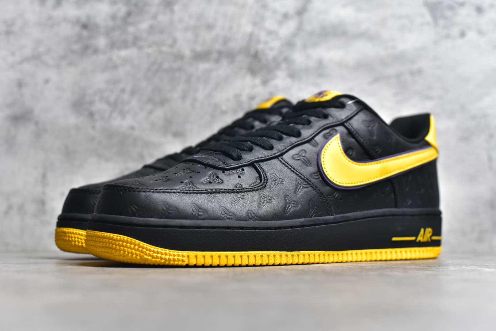 图片[2]-#NK Air Force 1 Low “Kobe Bryant” 防滑耐磨透气 低帮 板鞋 男款 黑黄 尺码40-48 货号 HV5122-001-选品中心