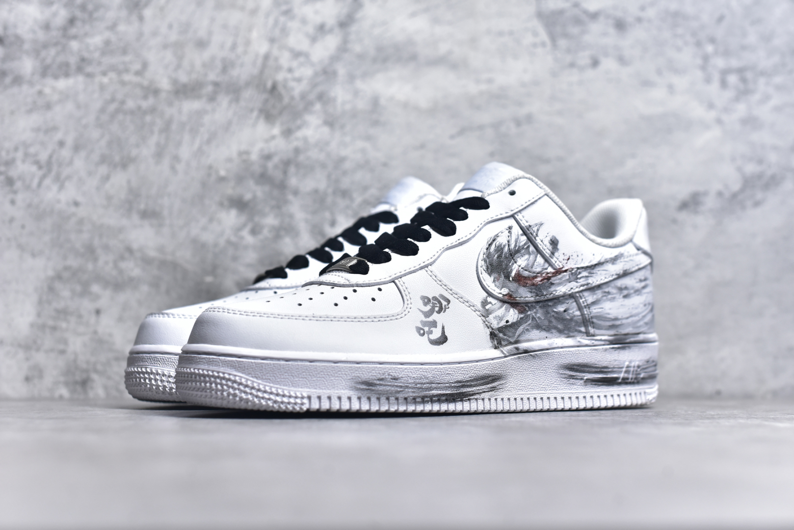 图片[2]-#Nk Air Force 1‘07 Low 国风泼墨之哪吒闹海 空军一号低帮休闲板鞋 ZH0316-062 #原厂定制皮料 定制鞋盒 原楦原纸板 纯正版型 正品NFC感应芯片 高清洁度 内置全掌气垫 尺码：36 36.5 37.5 38 38.5 39 40 40.5 41 42 42.5 43 44 44.5 45-选品中心