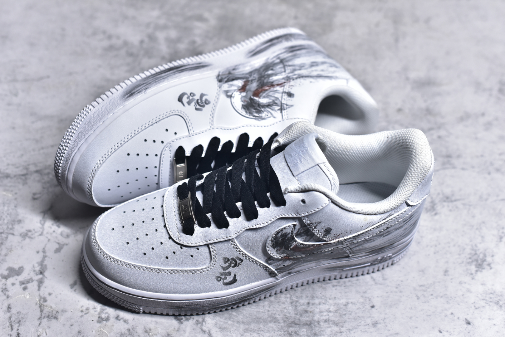 图片[7]-#Nk Air Force 1‘07 Low 国风泼墨之哪吒闹海 空军一号低帮休闲板鞋 ZH0316-062 #原厂定制皮料 定制鞋盒 原楦原纸板 纯正版型 正品NFC感应芯片 高清洁度 内置全掌气垫 尺码：36 36.5 37.5 38 38.5 39 40 40.5 41 42 42.5 43 44 44.5 45-选品中心