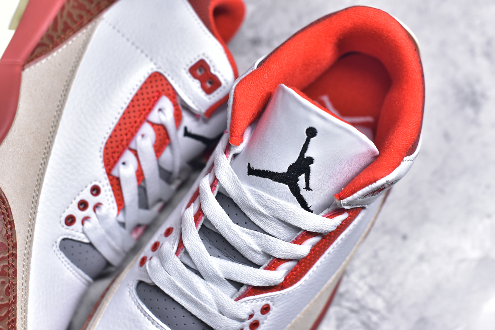 图片[9]-#秒杀 外贸版福利特价 Air Jordan AJ3 系列 原纸板楦头开发 鞋型匹配公司货 正确鞋舌立体高频 最新原厂底模 大底卡色咬花完美 鞋柜必备鞋款 终端现货供应 尺码：36 36.5 37.5 38 38.5 39 40 40.5 41 42 42.5 43 44 44.5 45 46 47.5-选品中心