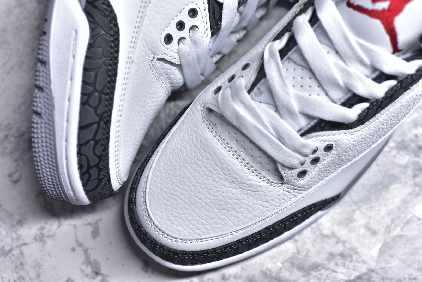 图片[8]-#秒杀 外贸版福利特价 Air Jordan AJ3 系列 原纸板楦头开发 鞋型匹配公司货 正确鞋舌立体高频 最新原厂底模 大底卡色咬花完美 鞋柜必备鞋款 终端现货供应 尺码：36 36.5 37.5 38 38.5 39 40 40.5 41 42 42.5 43 44 44.5 45 46 47.5-选品中心