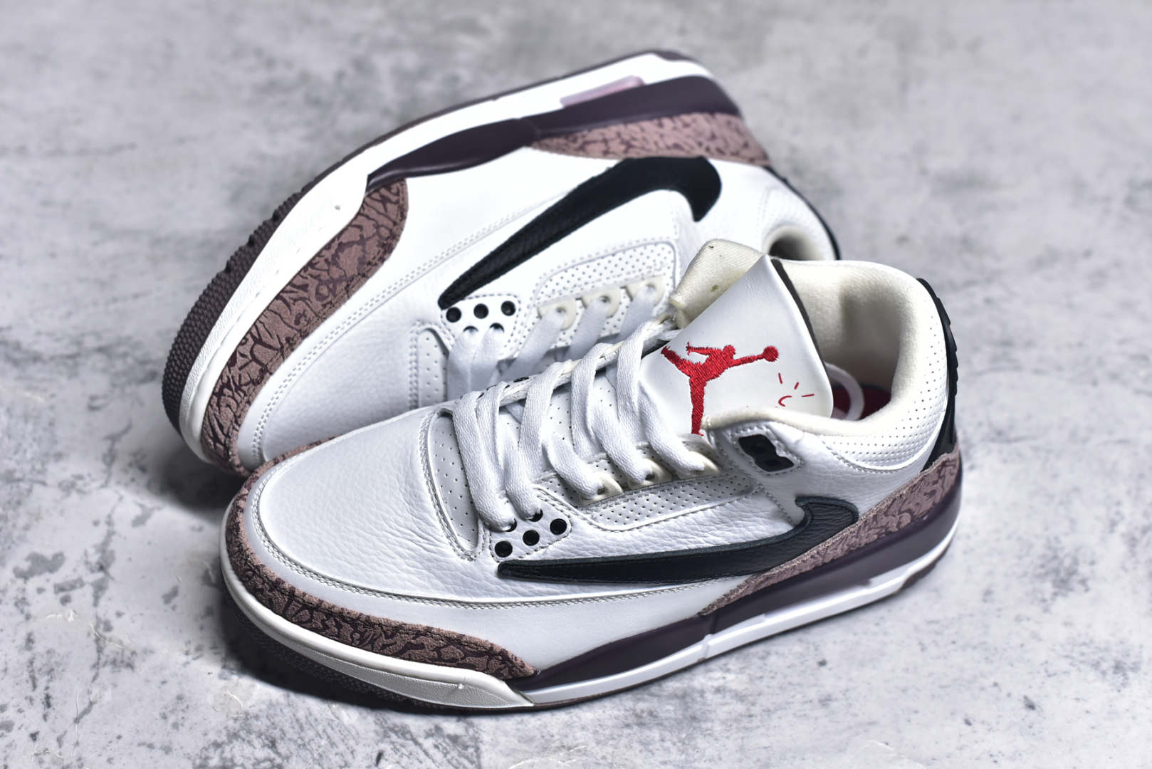 图片[7]-#秒杀 外贸版福利特价 Air Jordan AJ3 系列 原纸板楦头开发 鞋型匹配公司货 正确鞋舌立体高频 最新原厂底模 大底卡色咬花完美 鞋柜必备鞋款 终端现货供应 尺码：36 36.5 37.5 38 38.5 39 40 40.5 41 42 42.5 43 44 44.5 45 46 47.5-选品中心