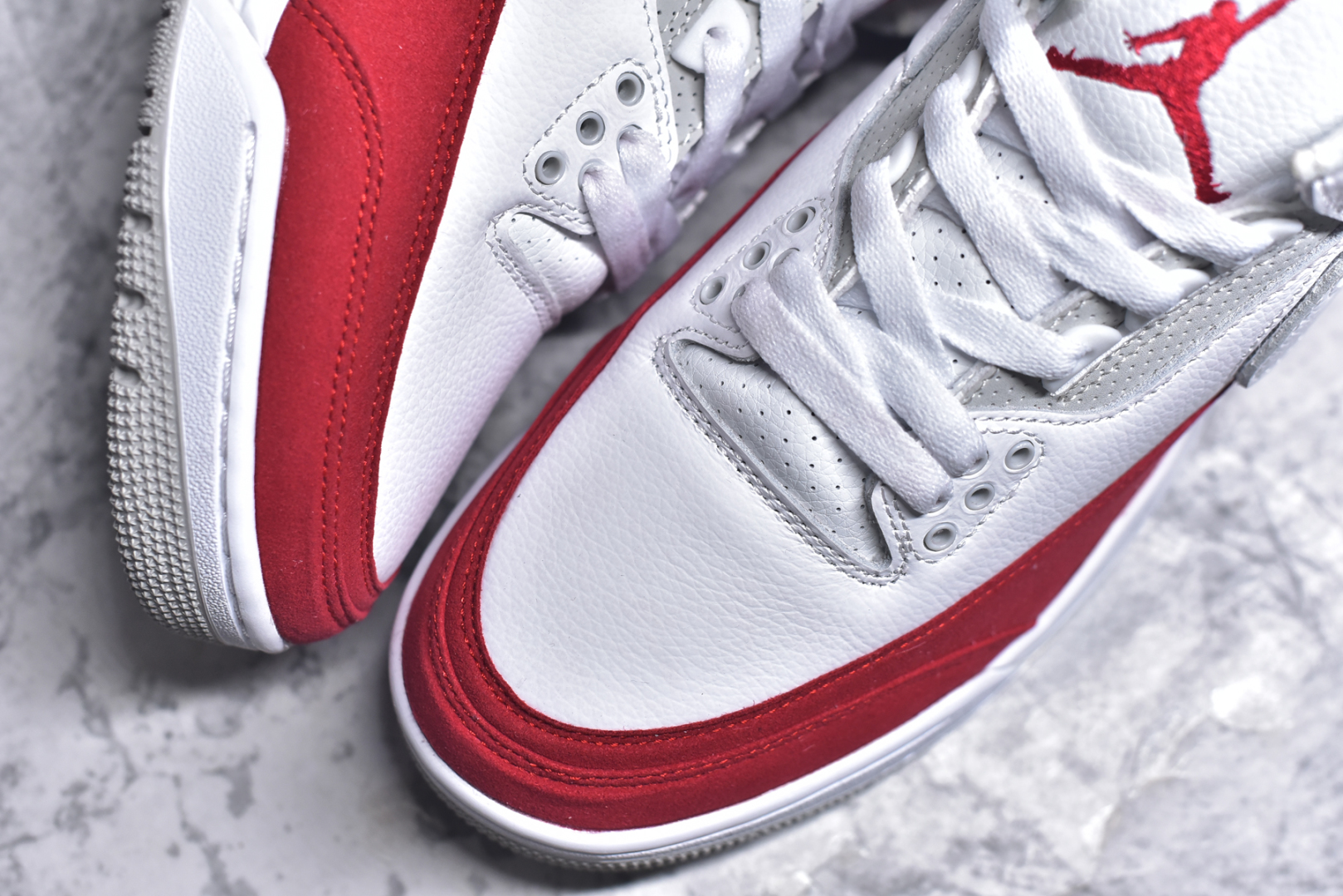 图片[8]-#秒杀 外贸版福利特价 Air Jordan AJ3 系列 原纸板楦头开发 鞋型匹配公司货 正确鞋舌立体高频 最新原厂底模 大底卡色咬花完美 鞋柜必备鞋款 终端现货供应 尺码：36 36.5 37.5 38 38.5 39 40 40.5 41 42 42.5 43 44 44.5 45 46 47.5-选品中心