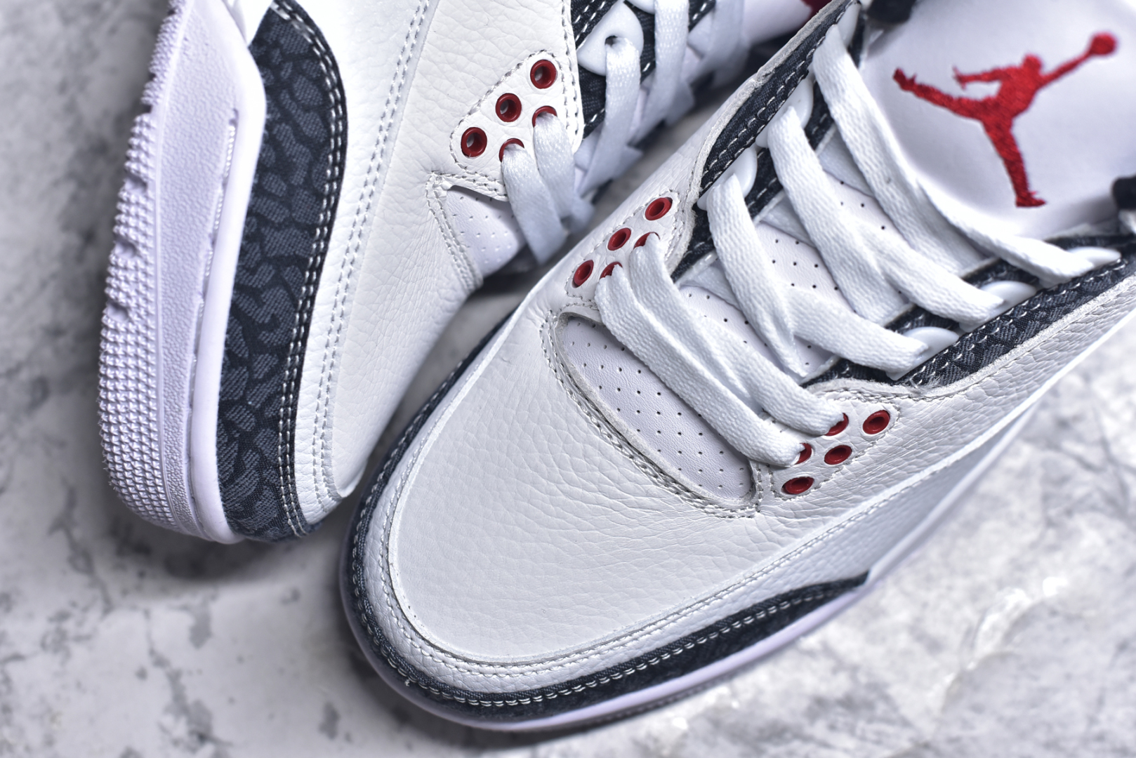 图片[8]-#秒杀 外贸版福利特价 Air Jordan AJ3 系列 原纸板楦头开发 鞋型匹配公司货 正确鞋舌立体高频 最新原厂底模 大底卡色咬花完美 鞋柜必备鞋款 终端现货供应 尺码：36 36.5 37.5 38 38.5 39 40 40.5 41 42 42.5 43 44 44.5 45 46 47.5-选品中心