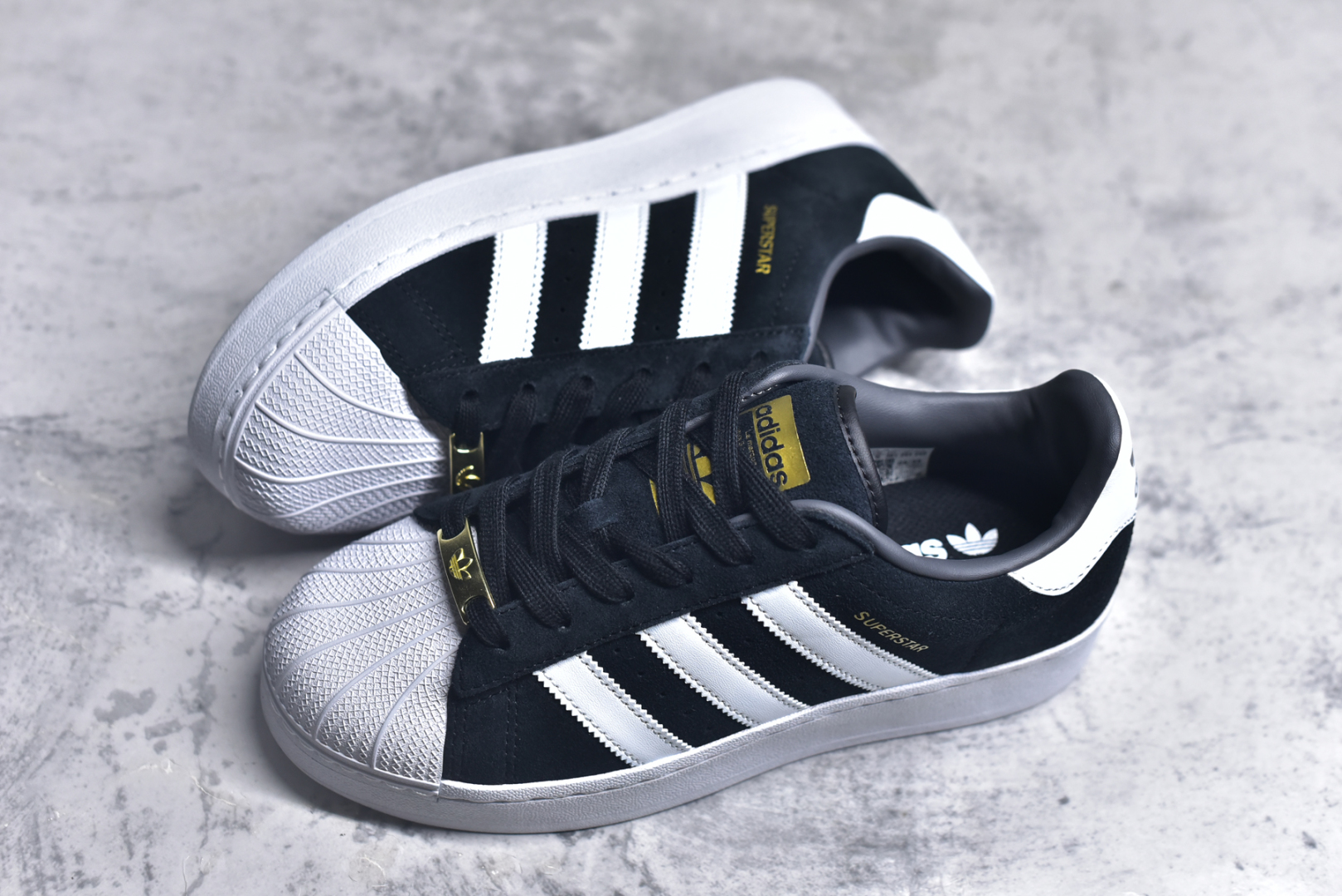 图片[7]-#阿迪达斯/三叶草Adidas Originals Superstar XLG 贝壳头系列低帮厚底松糕经典百搭休闲运动板鞋“皮革黑金LOGO”ID4657 尺码：39⅓ 40 40⅔ 41⅓ 42 42⅔ 43⅓ 44 45-选品中心