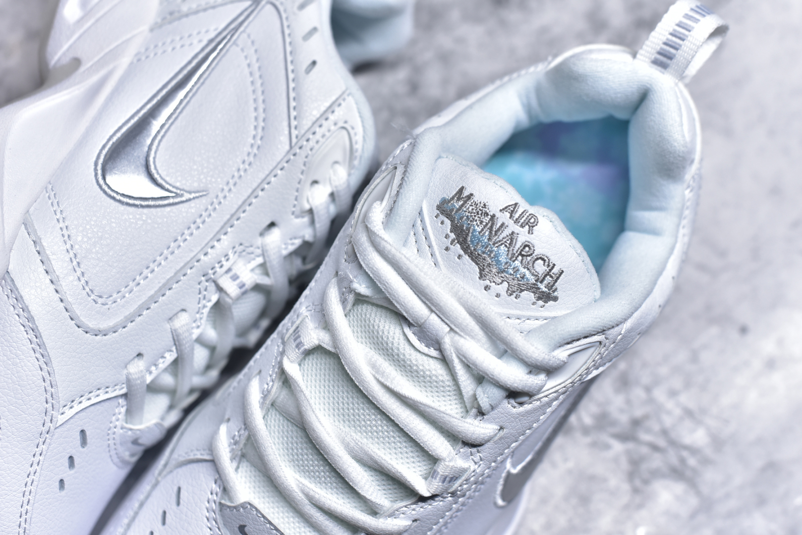 图片[9]-#NK Air Monarch IV M2K Tekno 复古潮流老爹鞋 雪天 AV6676-100 优质皮革打造鞋面 夸张流线极符 风靡老爹元素 外形延续当下潮流得未来感老爹鞋 设计干净配色风格也带有浓郁的复古感受 极为独特 尺码：36 36.5 37.5 38 38.5 39 40 40.5 41 42 42.5 43 44 44.5 45-选品中心