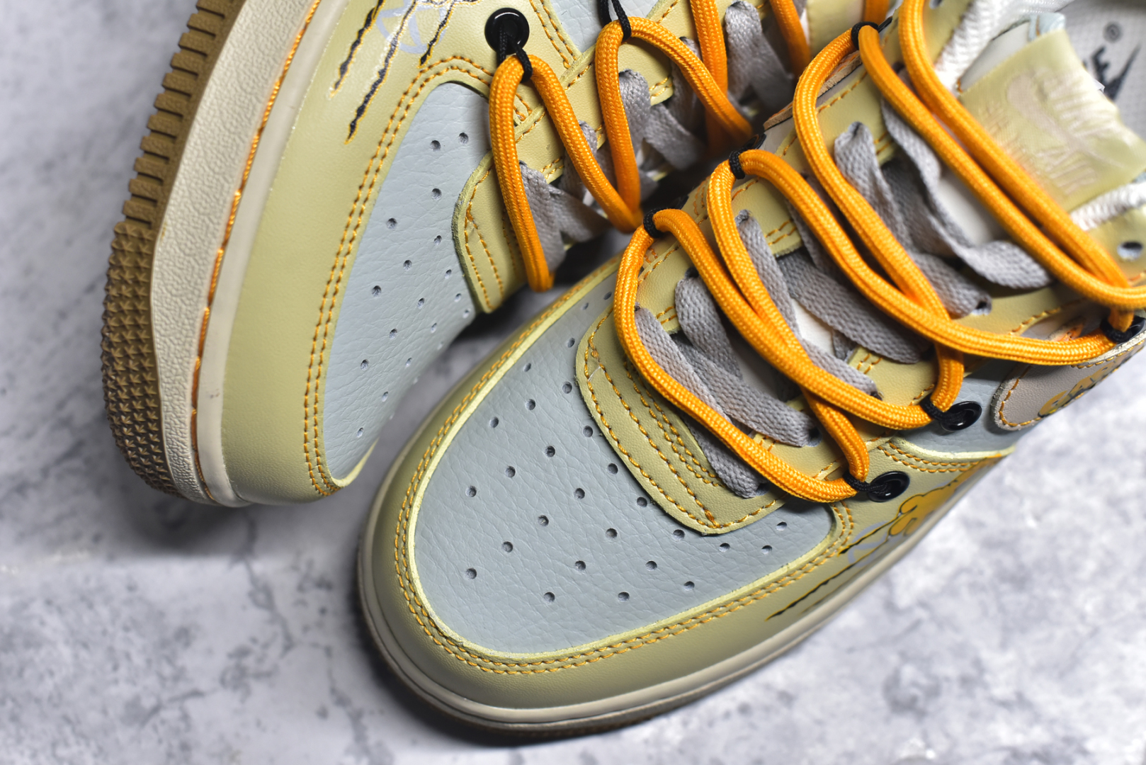 图片[8]-#Nike Air Force 1\’07 Low \”Garfield\” 漫画系列 加菲猫2.0 空军一号定制低帮休闲板鞋 KS6896-111 #《加菲猫》是由吉姆·戴维斯的同名漫画作品改编的系列电视动画，加菲猫是一只橘黄色的胖猫咪，总是穿着红色的项圈，十分慵懒，有着一张大饼脸和圆滚滚的身材，形象十分可爱 尺码：36 36.5 37.5 38 38.5 39 40 40.5 41 42 42.5 43 44 44.5 45 9.D4-选品中心
