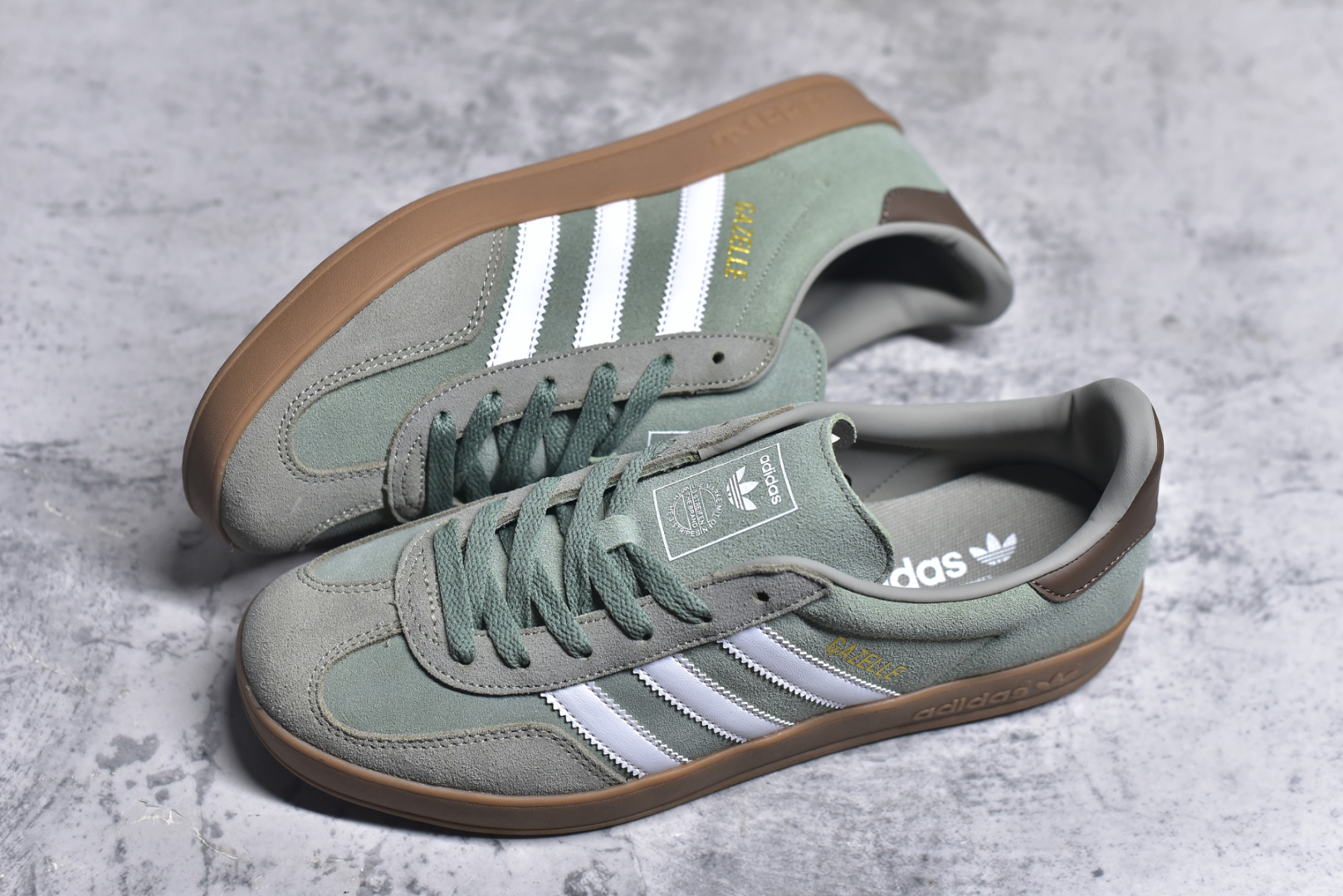 图片[7]-#AD Gazelle Indoor Trainers 羚羊内训系列低帮复古百搭休闲运动德训风板鞋 JI3526 90年代经典的复刻版！自60年代以足球训练鞋面世以来,Gazelle就以其经典设计席卷全球。1991年版本的复刻,再造经典Gazelle。采用皮革打造,搭配浊色细节,让这款经典更加简约。尺码：36 36⅔ 37⅓ 38 38⅔ 39⅓ 40 40⅔ 41⅓ 42 42⅔ 43⅓ 44⅓ 44⅔ 45-选品中心